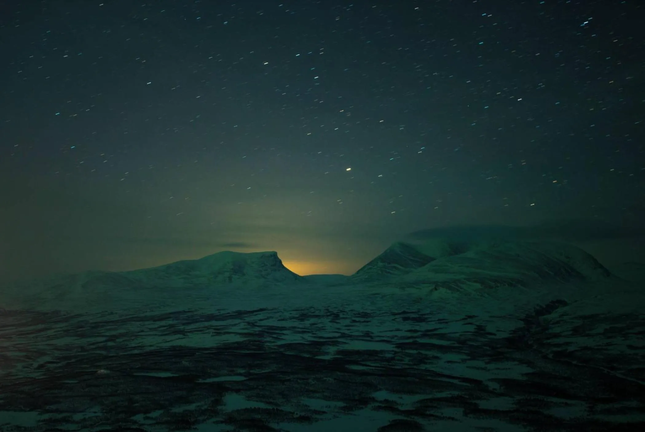 Mountain view in STF Abisko Turiststation