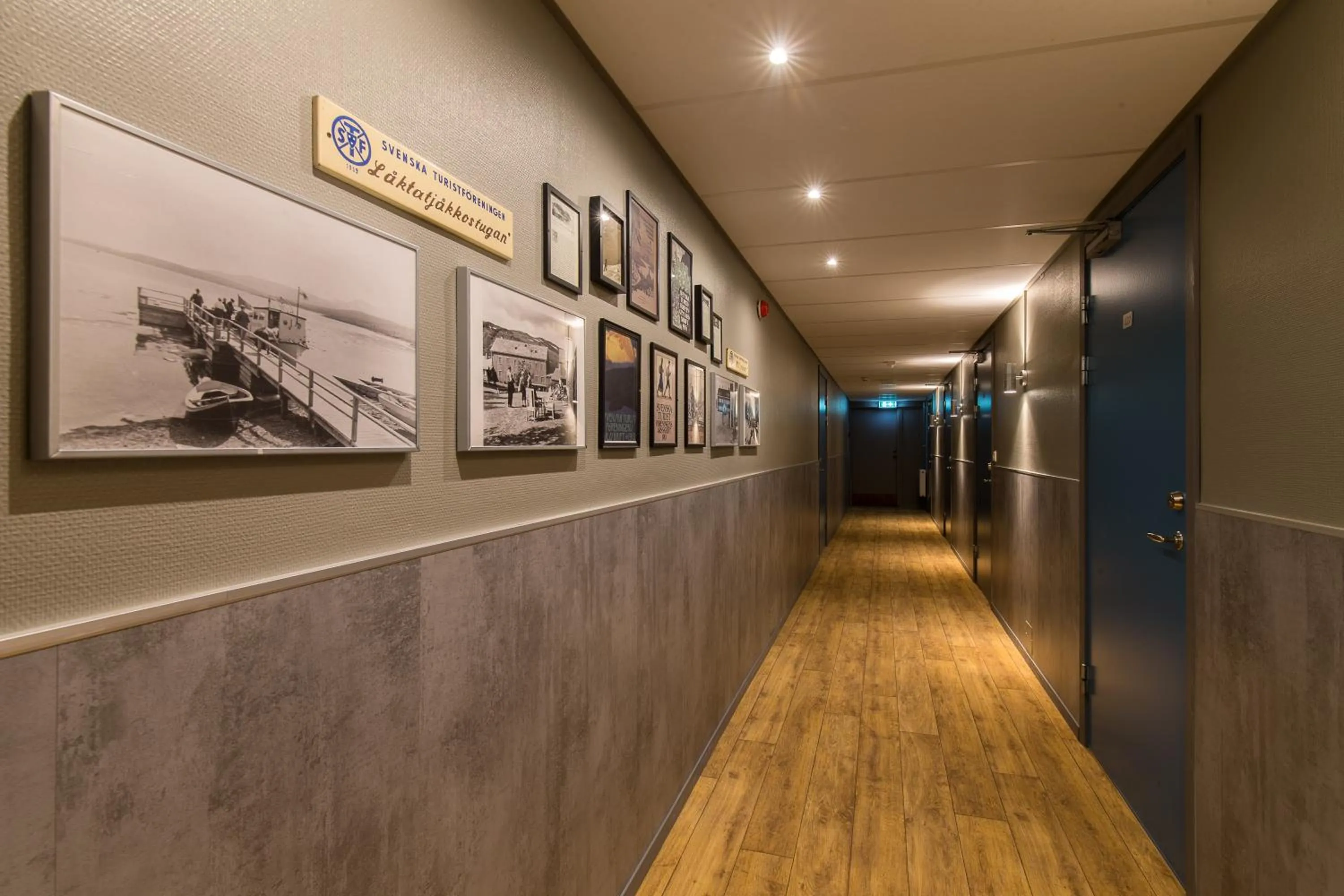 On site in STF Abisko Turiststation