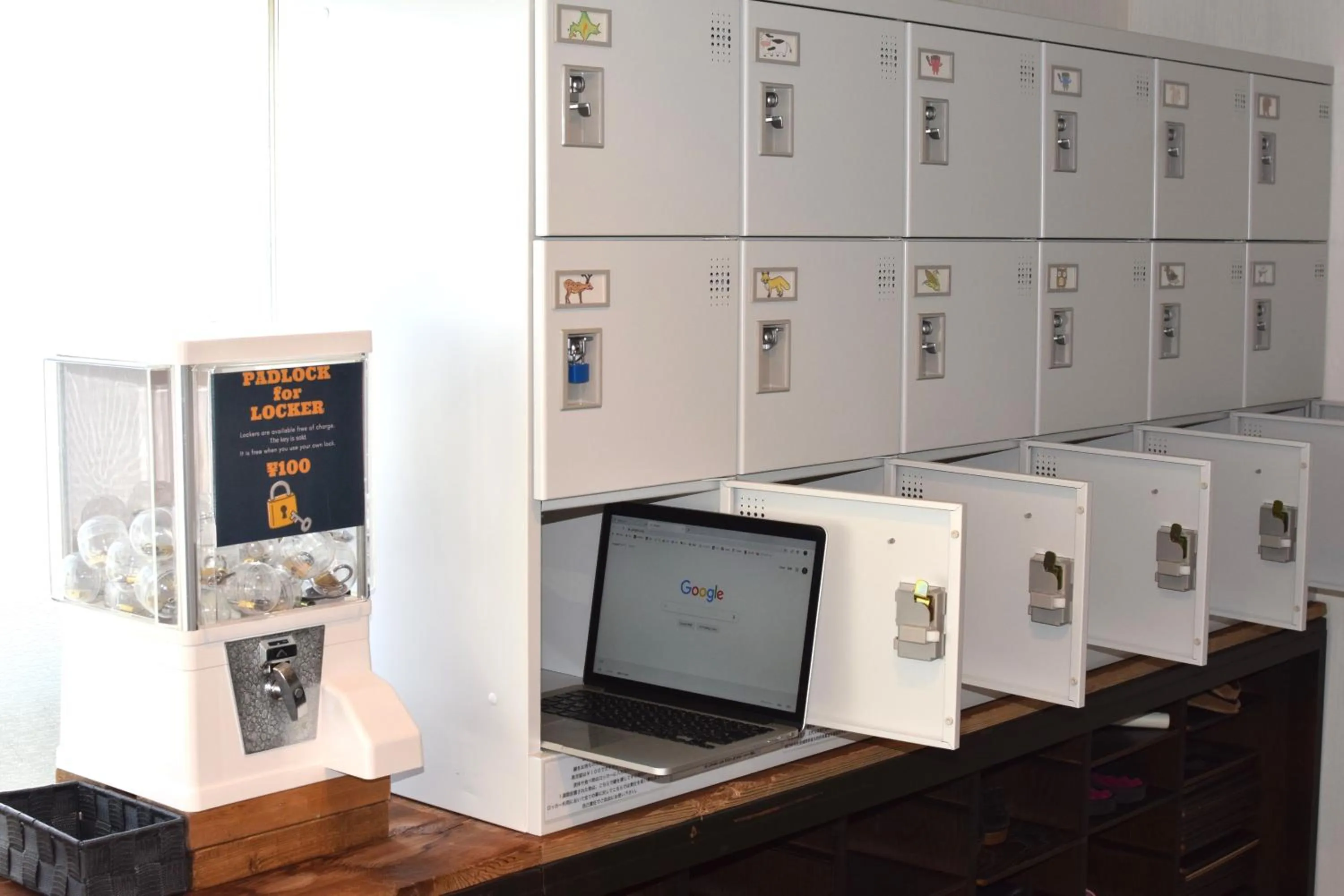 Lobby or reception in Noboribetsu Guest House AKA & AO