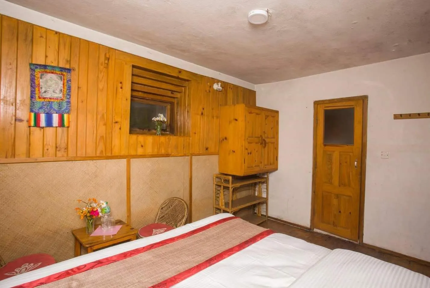 Bed in Everest Manla Resort