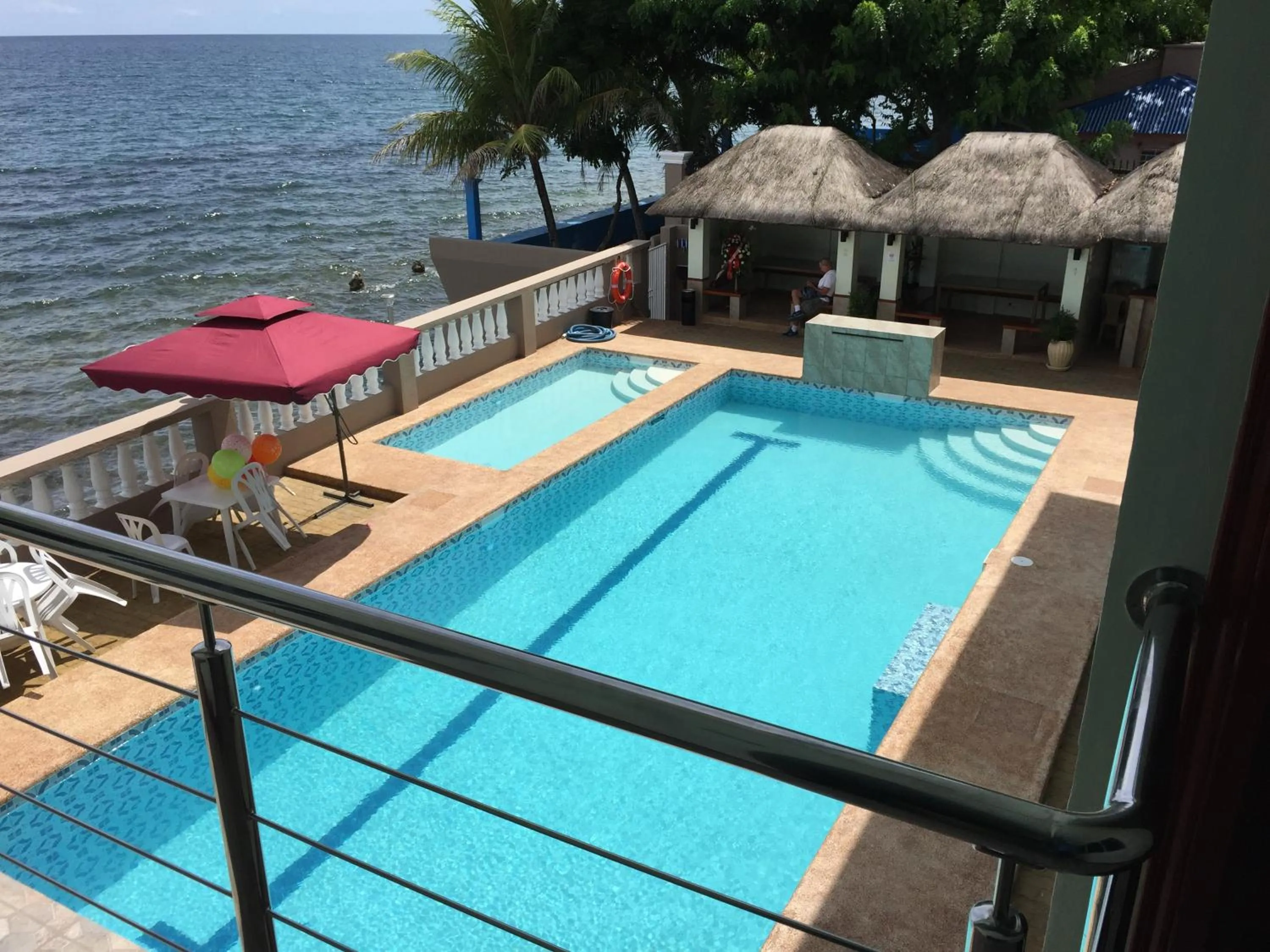 Pool view in Ocean Breeze Resort