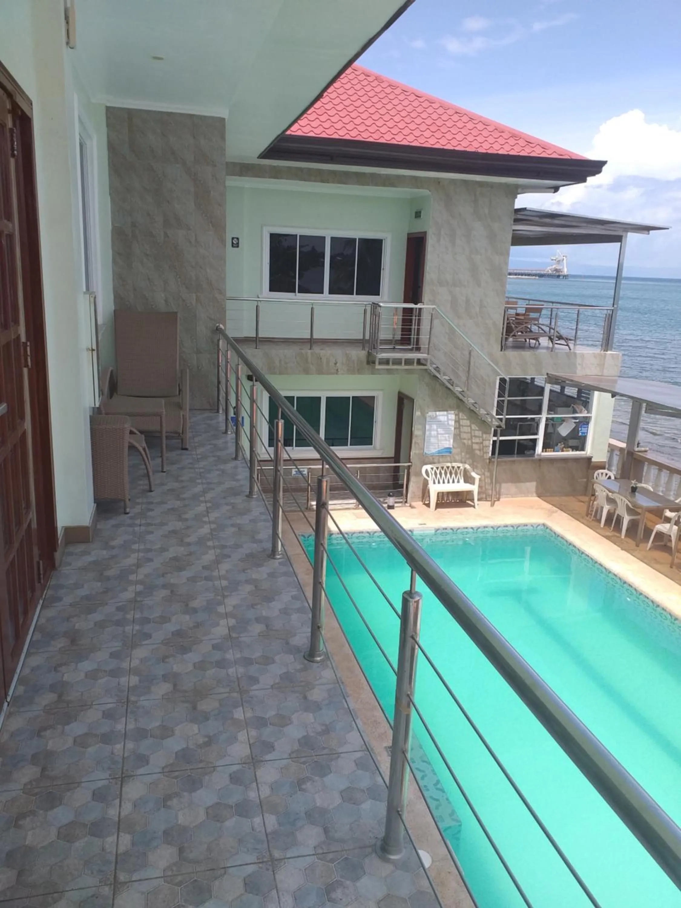 Pool view in Ocean Breeze Resort