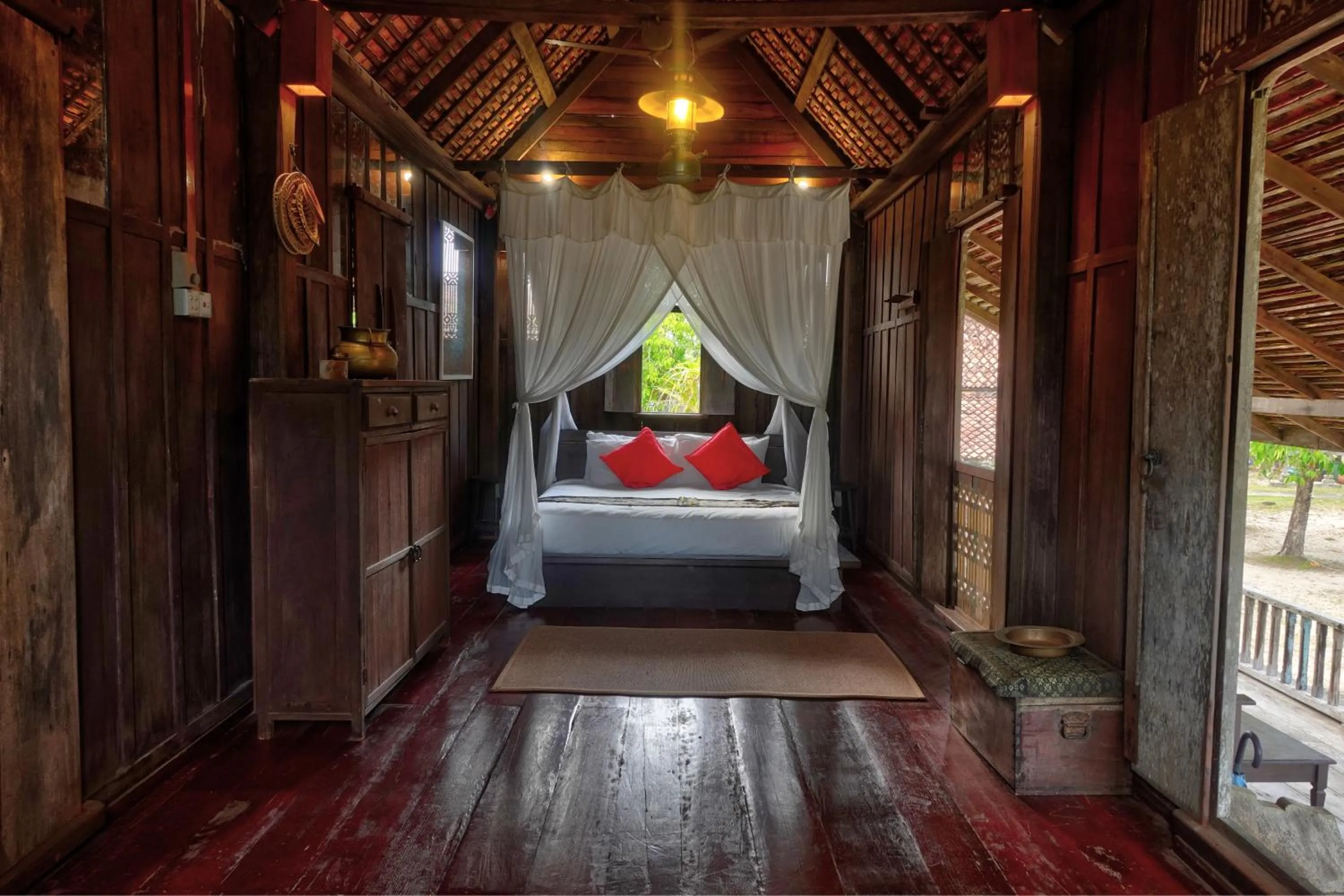 Bed in Terrapuri Heritage Resort, Penarik