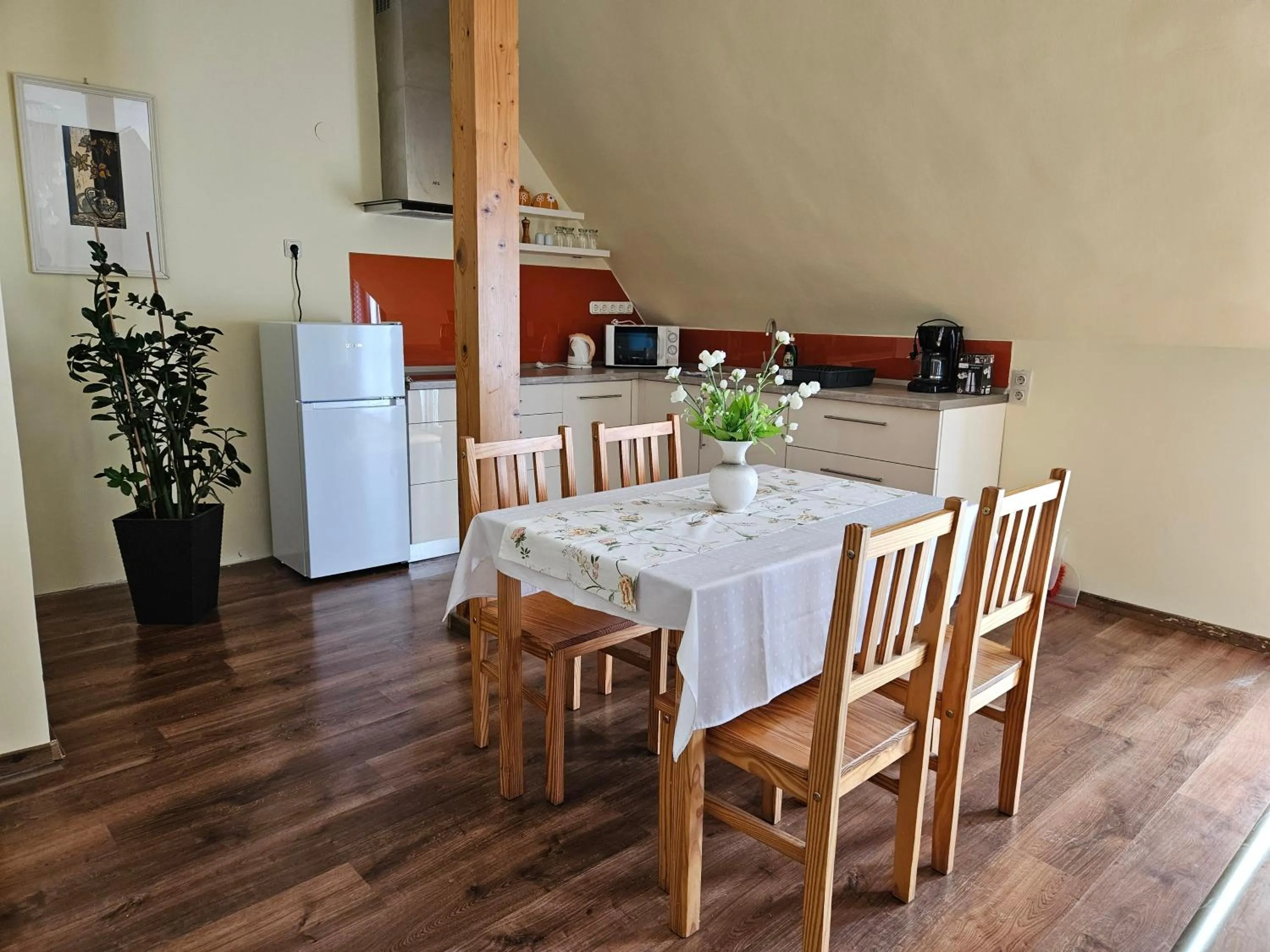 Dining area in Parti Panzió