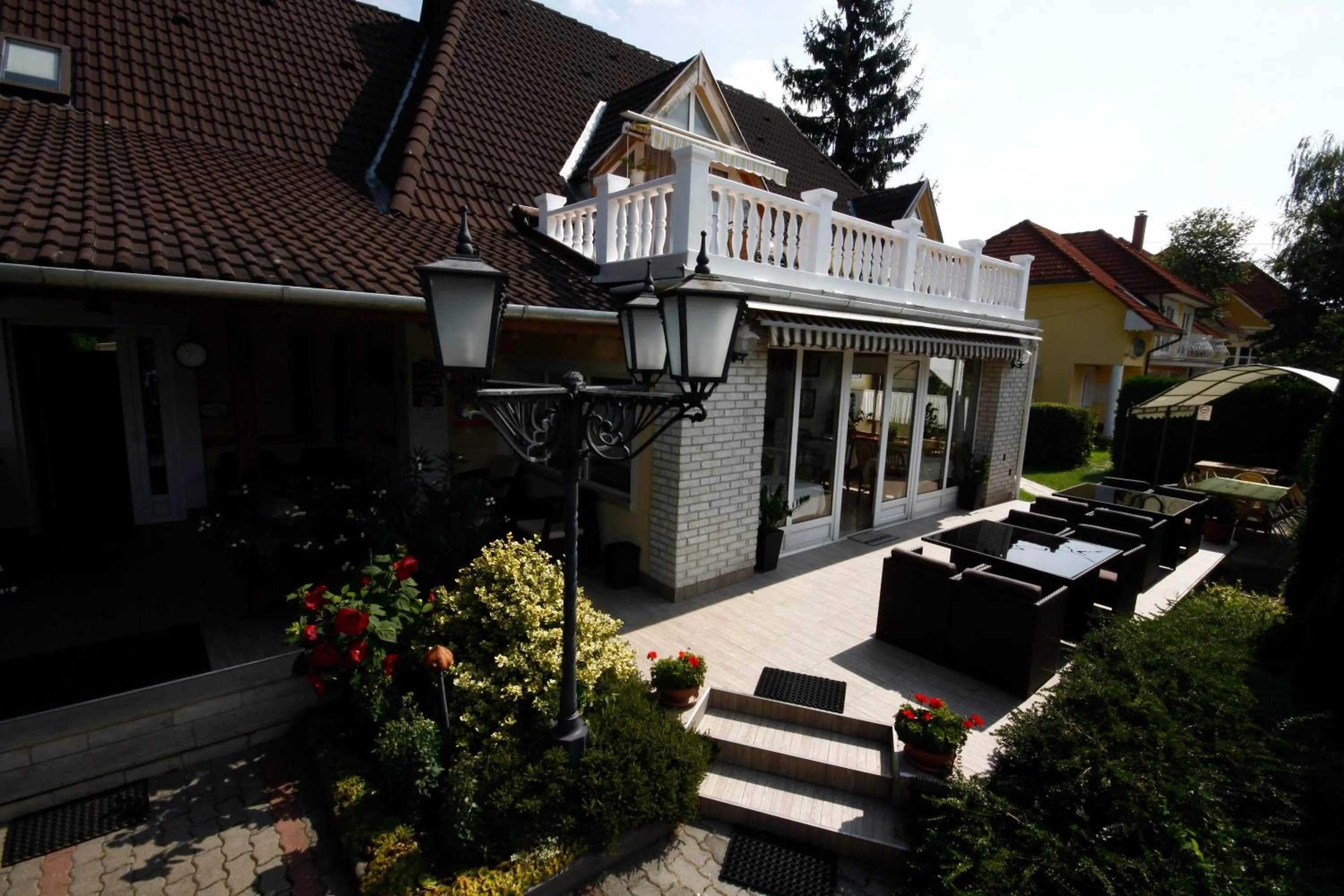 Balcony/Terrace in Parti Panzió