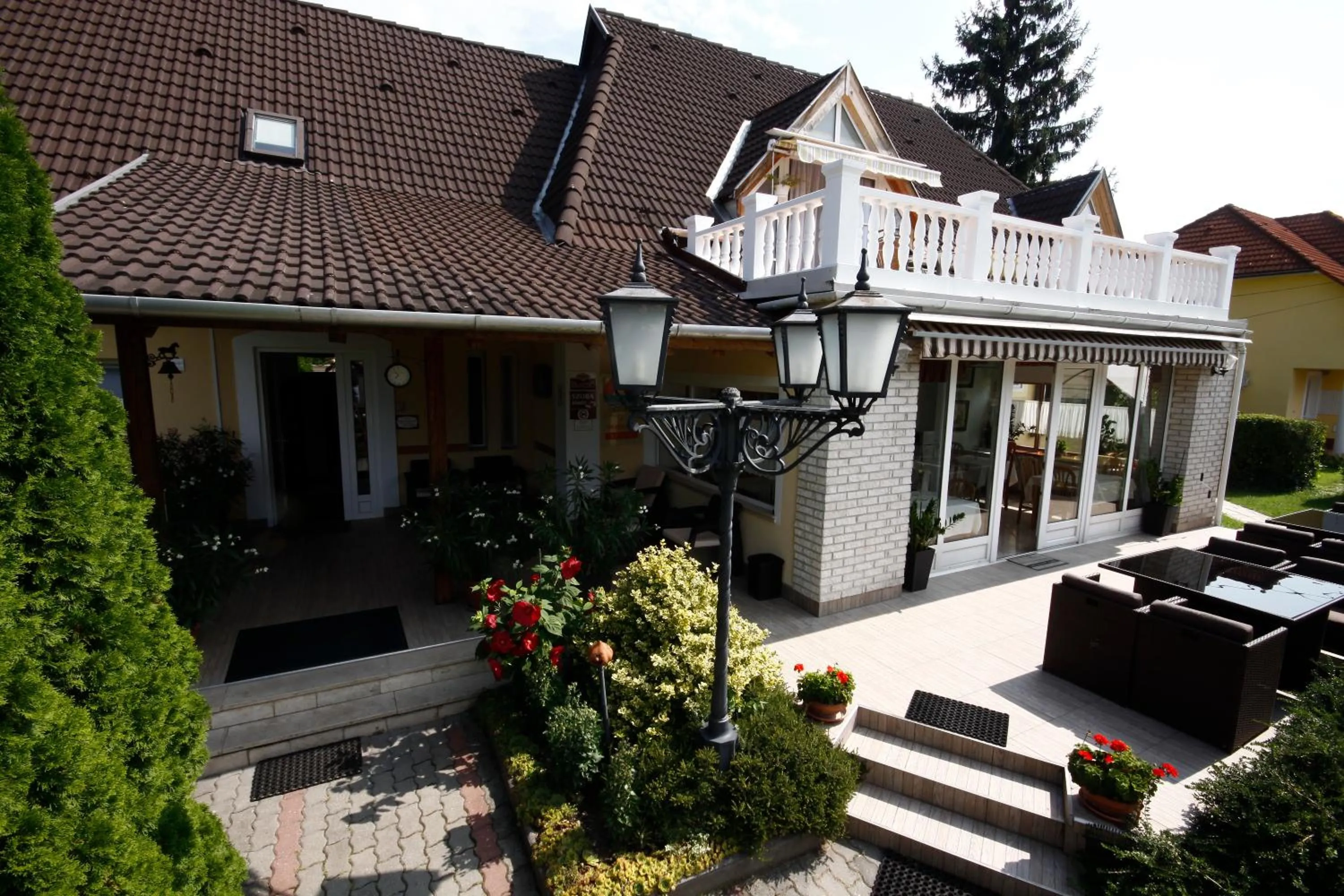 Balcony/Terrace in Parti Panzió