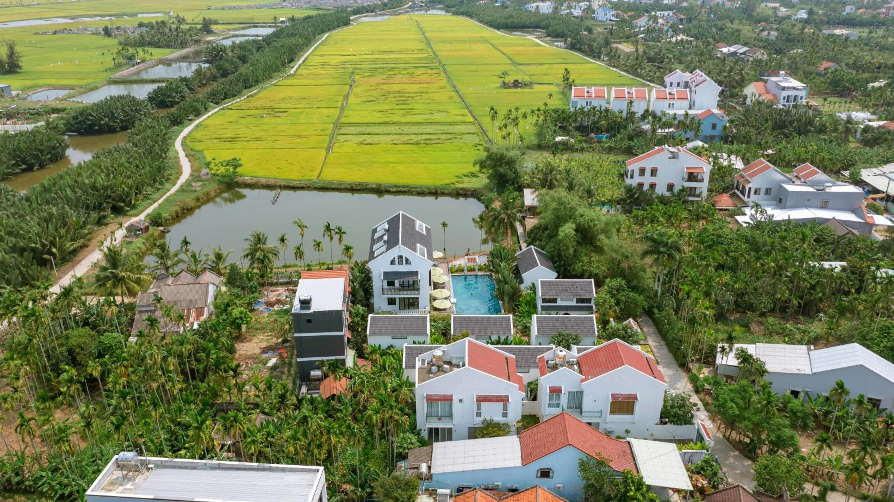 Natural landscape in Nghé Garden Resort Hội An
