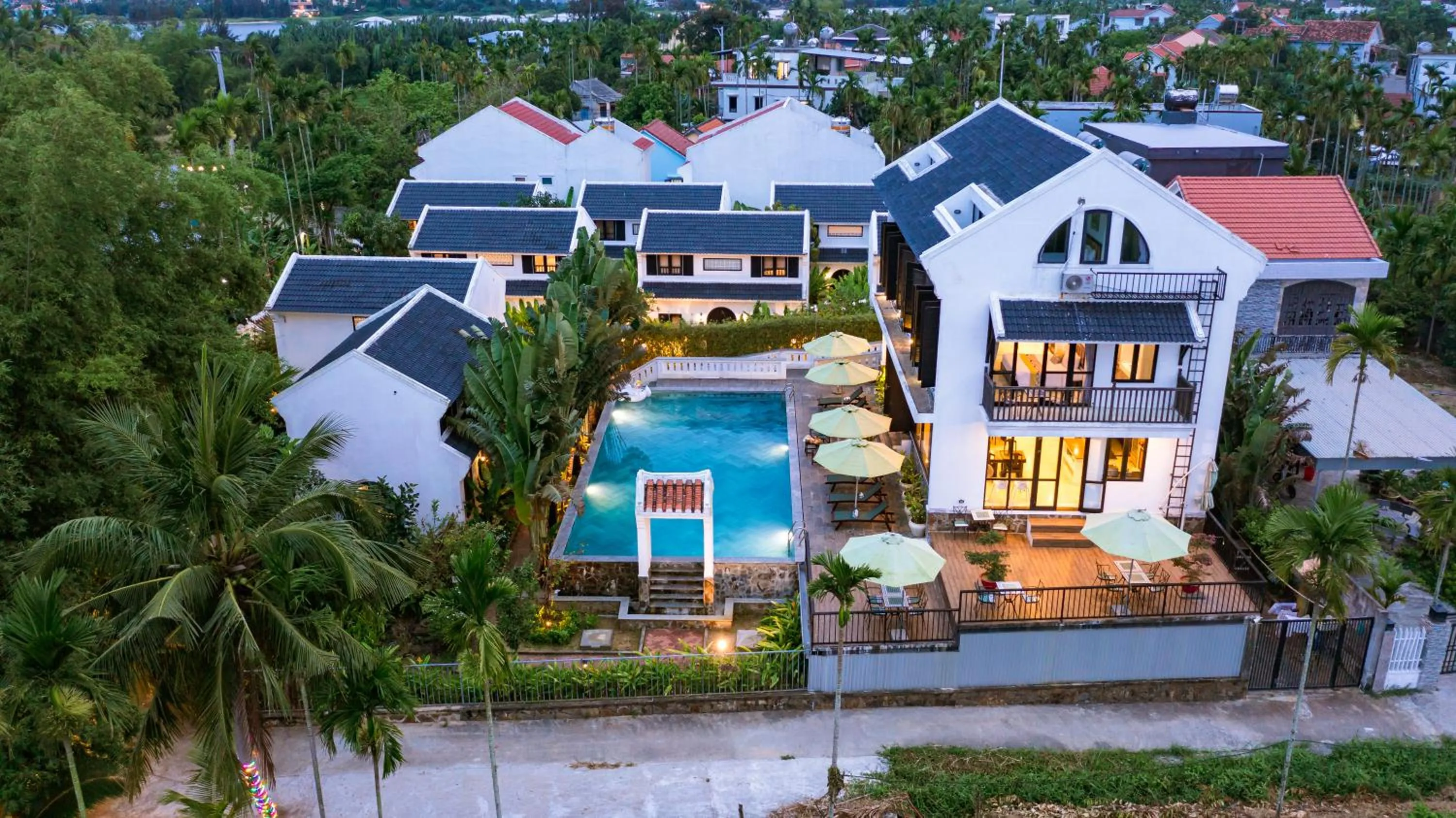 Bird's eye view in Nghé Garden Resort Hội An