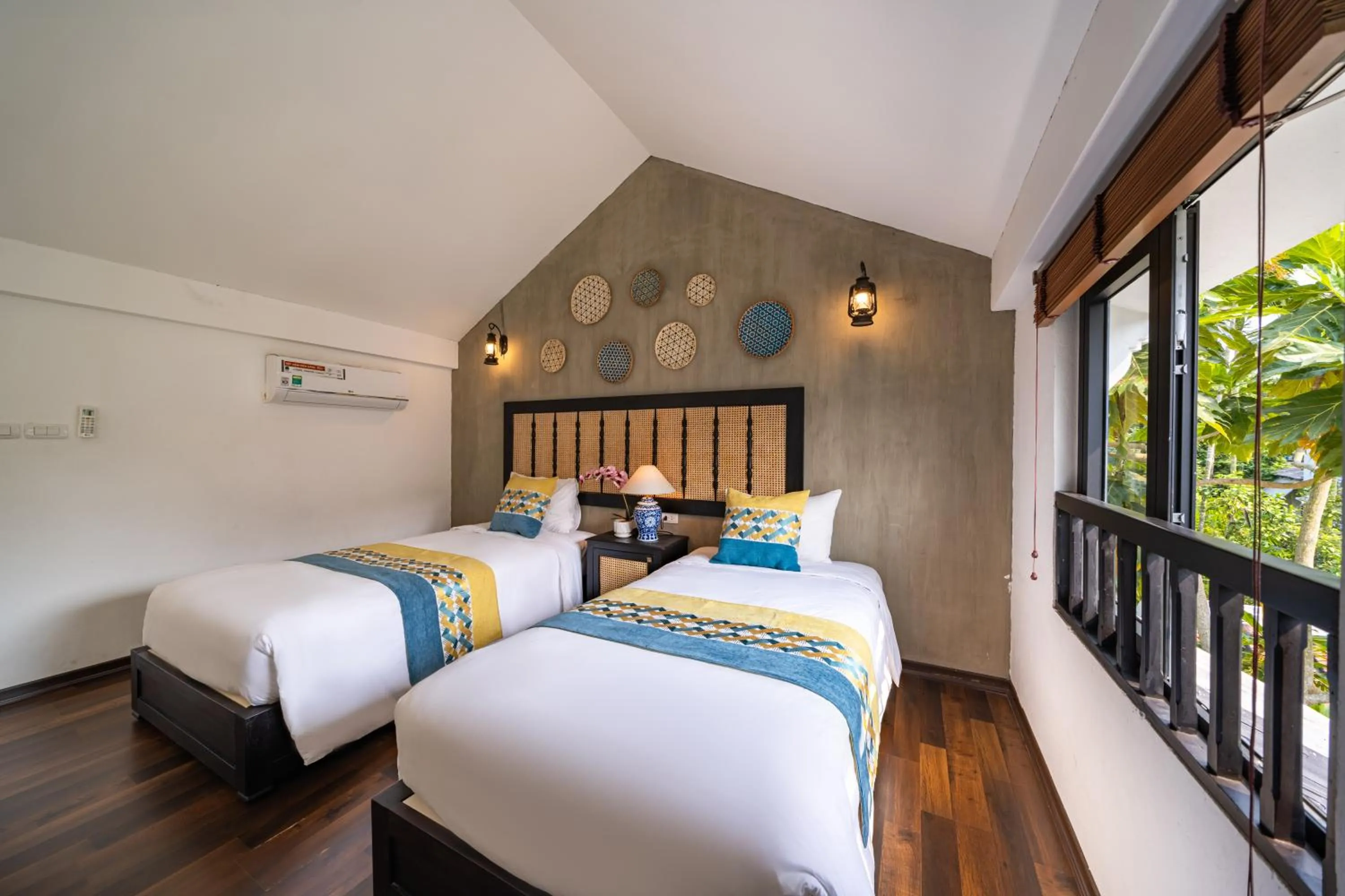 Bed in Nghé Garden Resort Hội An