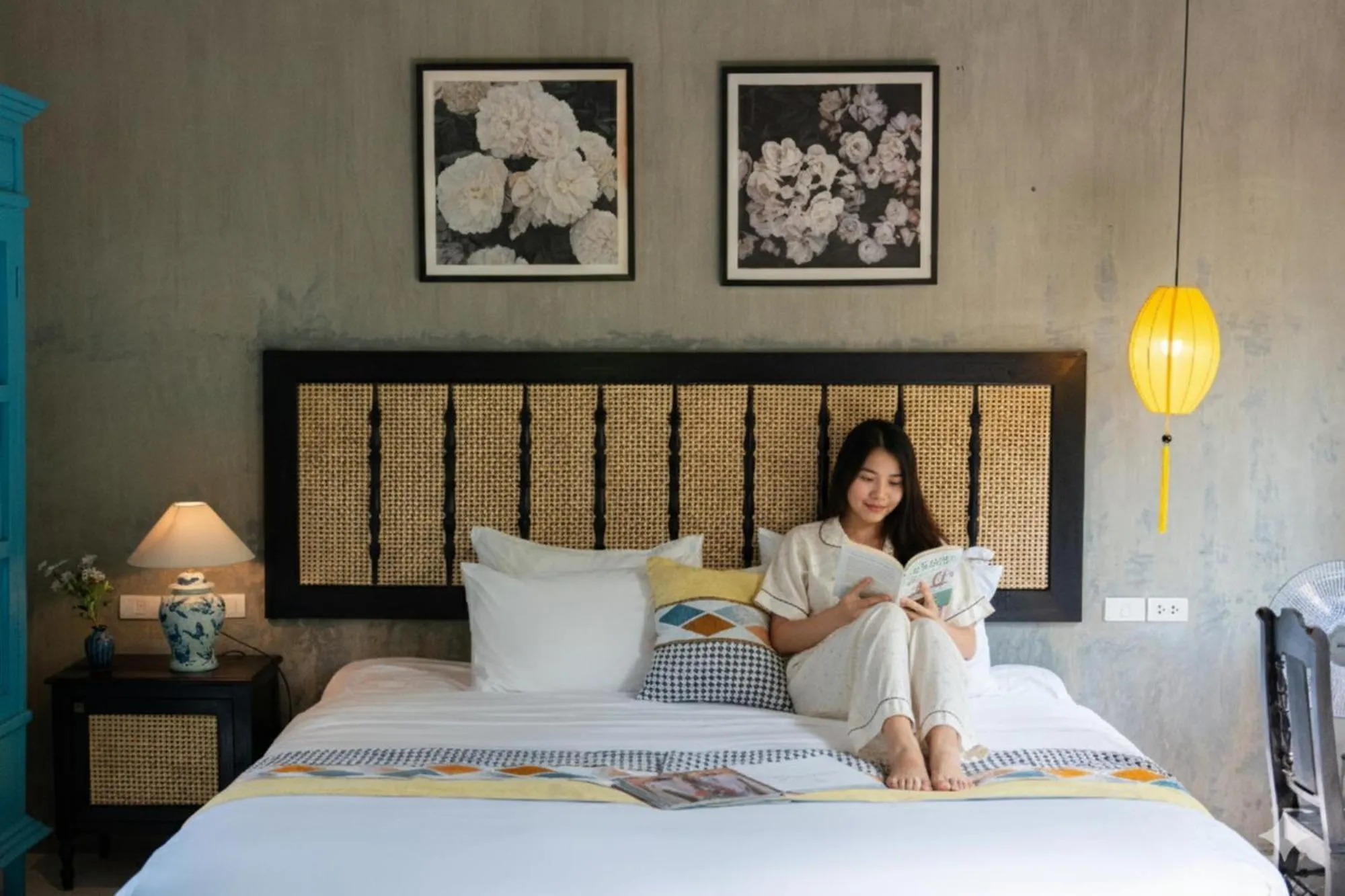 Bed in Nghé Garden Resort Hội An