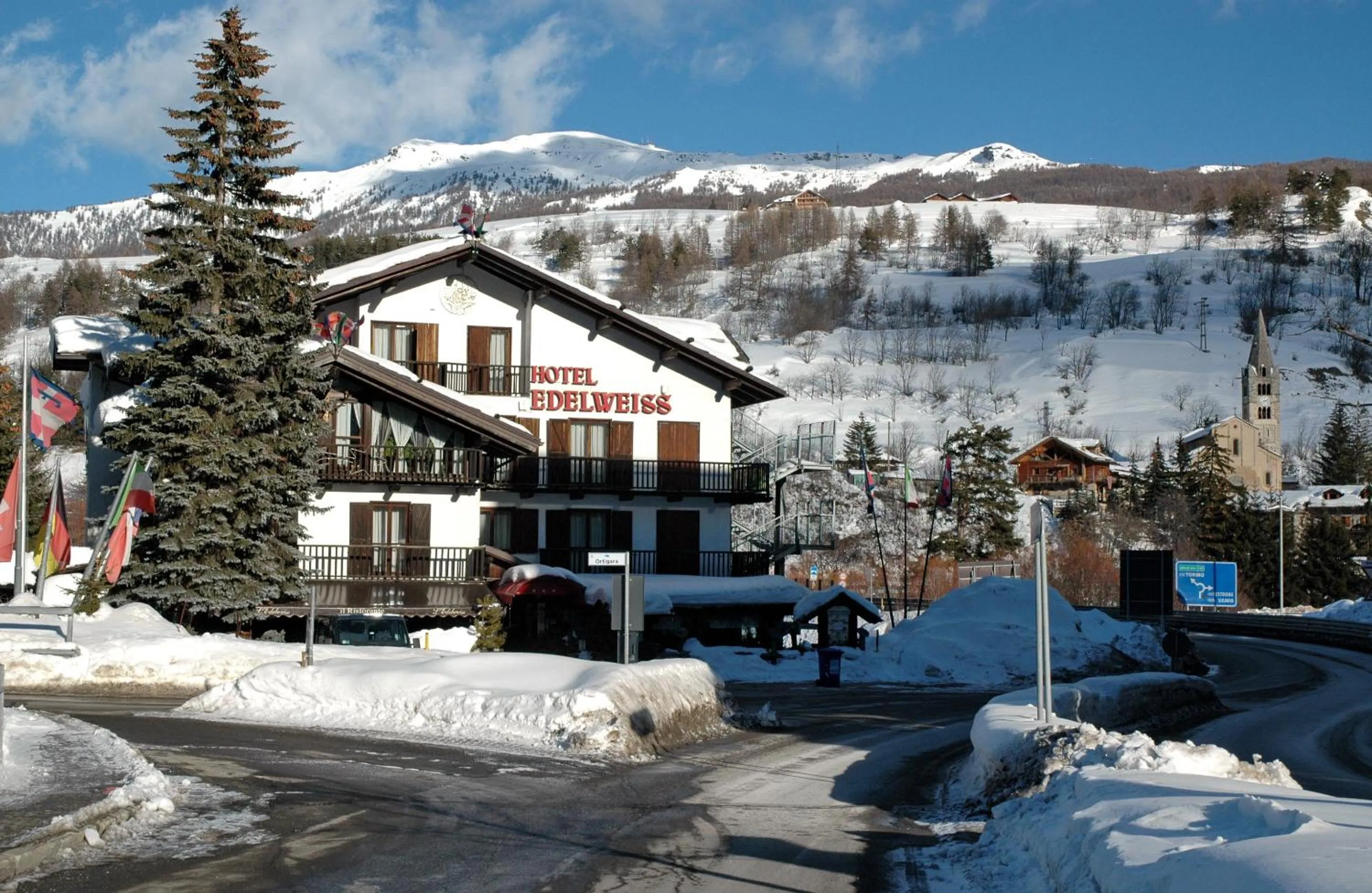 Property building in Hotel Edelweiss & SPA