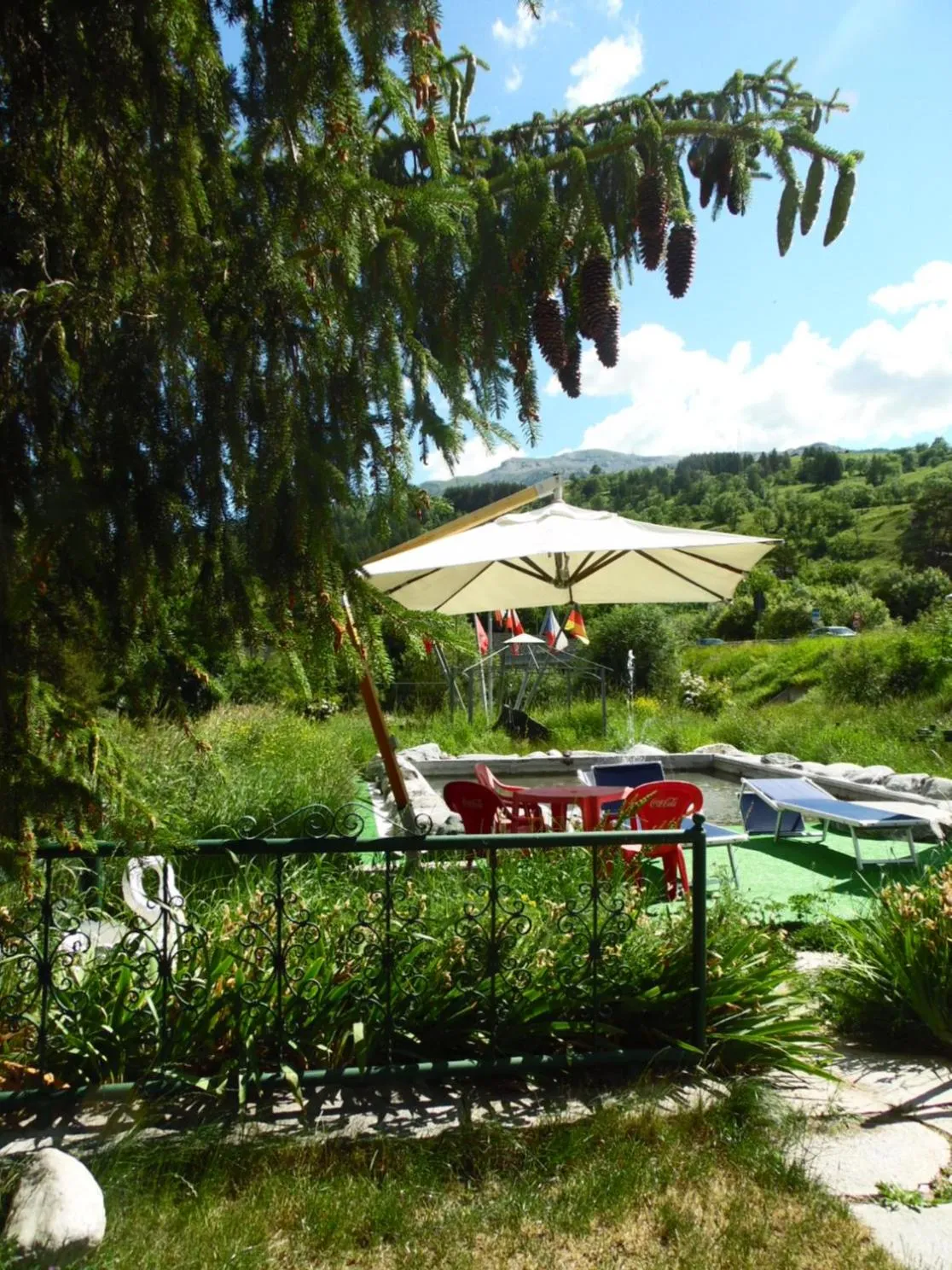 Garden view in Hotel Edelweiss & SPA