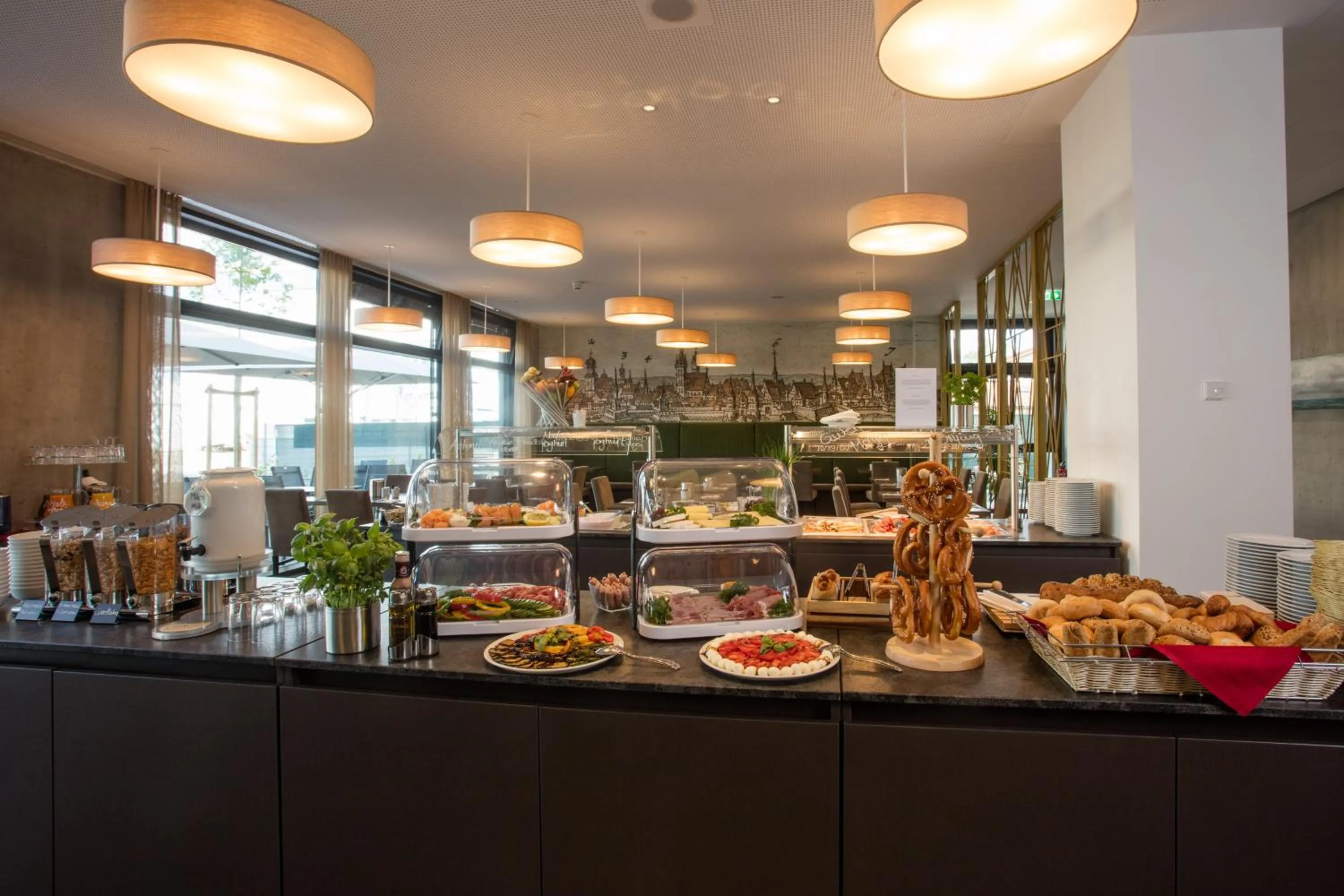 Buffet breakfast in Hotel am Campus