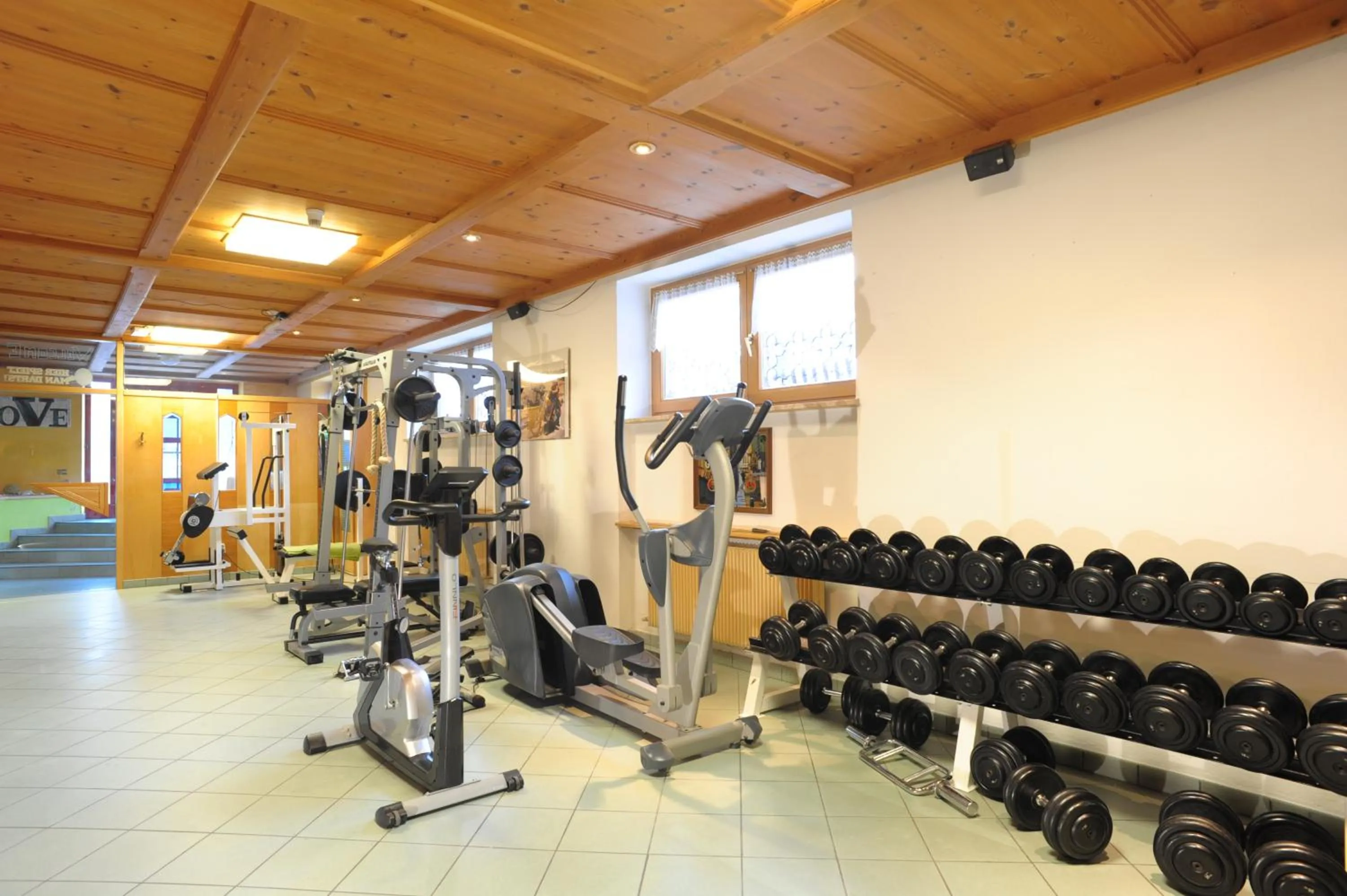 Fitness centre/facilities in Hotel Martellerhof