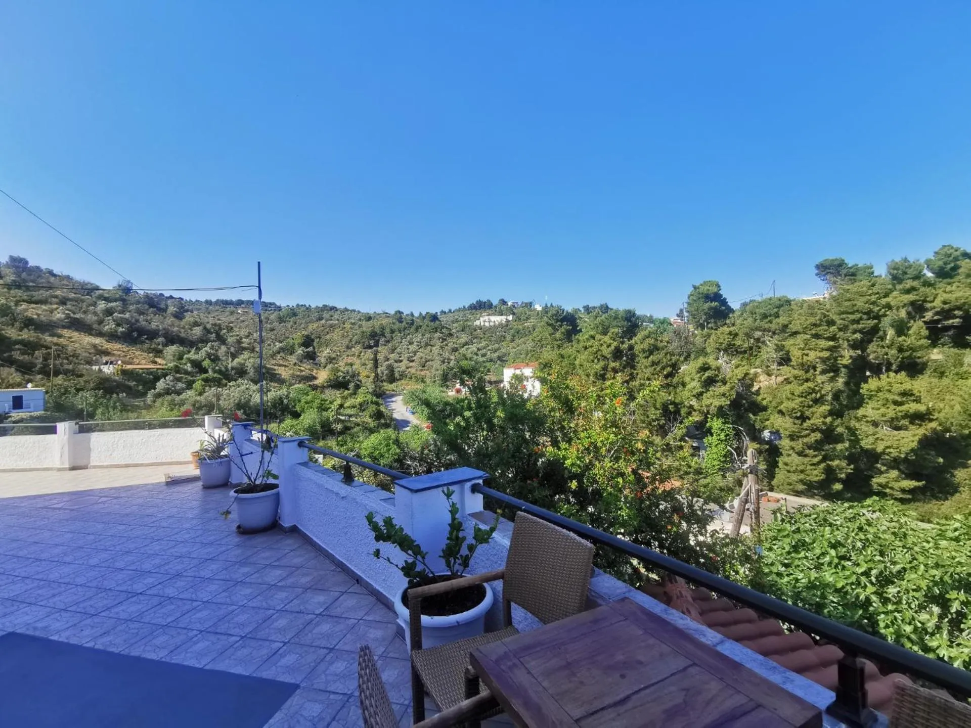 Mountain view in Pension Anna