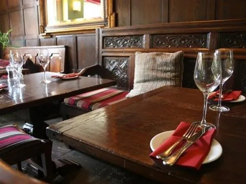 Dining area in The Angel in Wootton Bassett