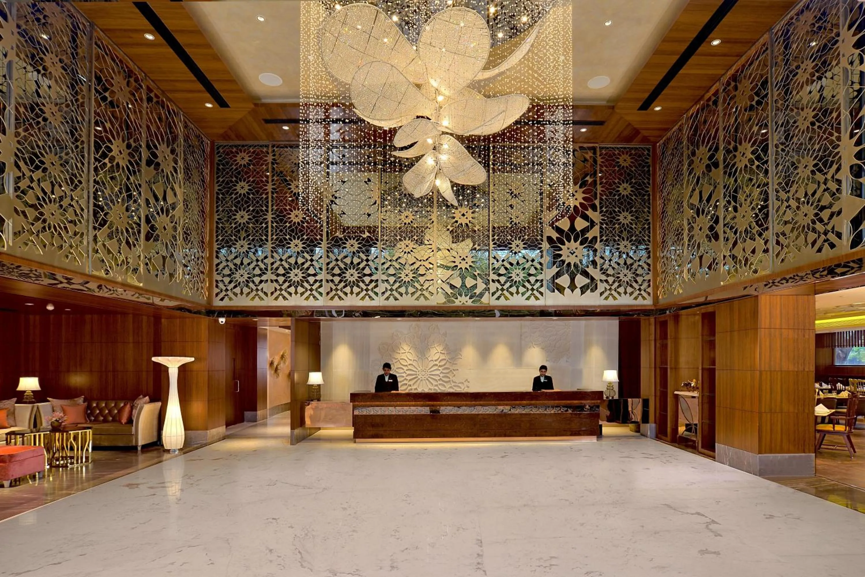 Lobby or reception in Radisson Gwalior