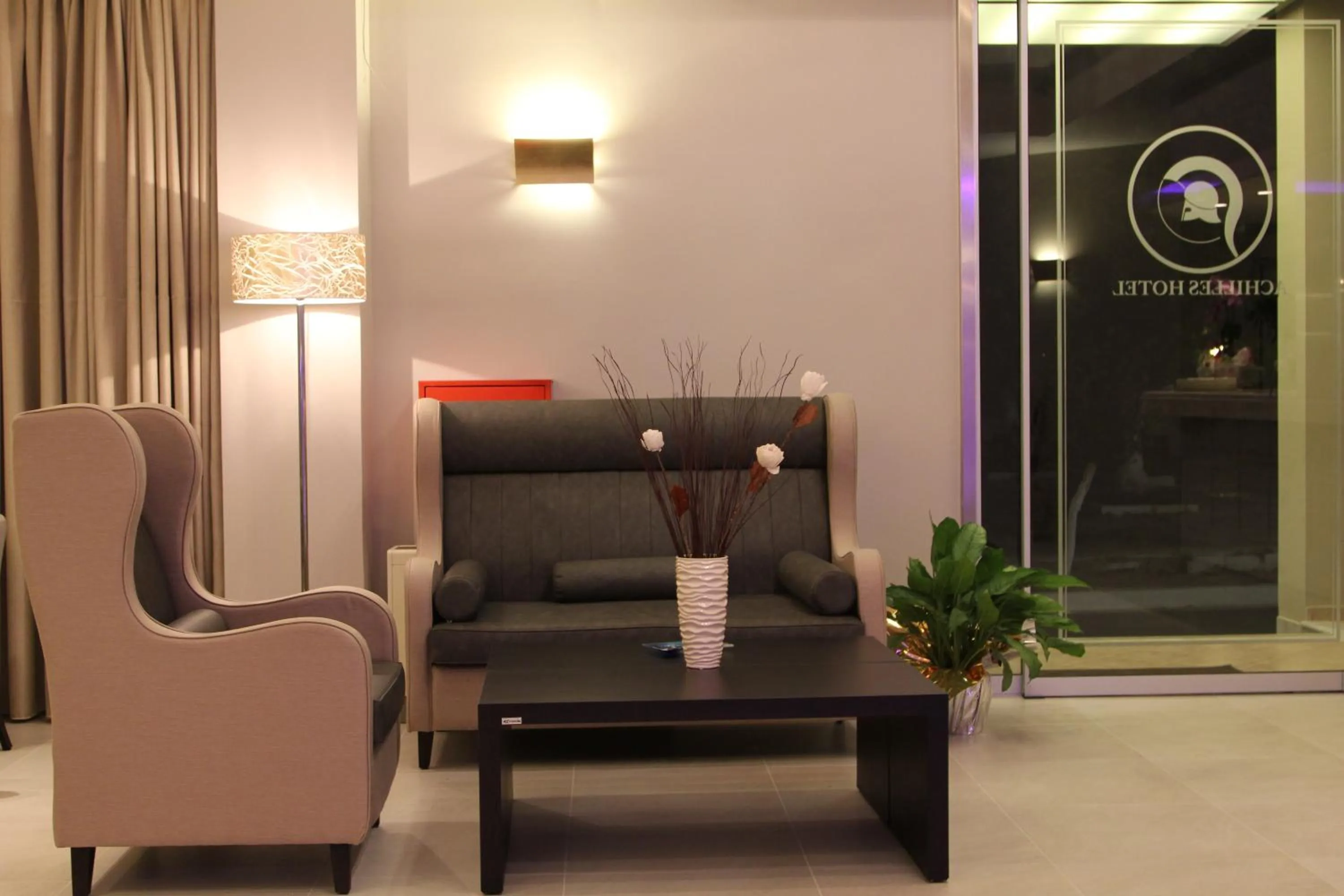 Lobby or reception in Achilles Hotel