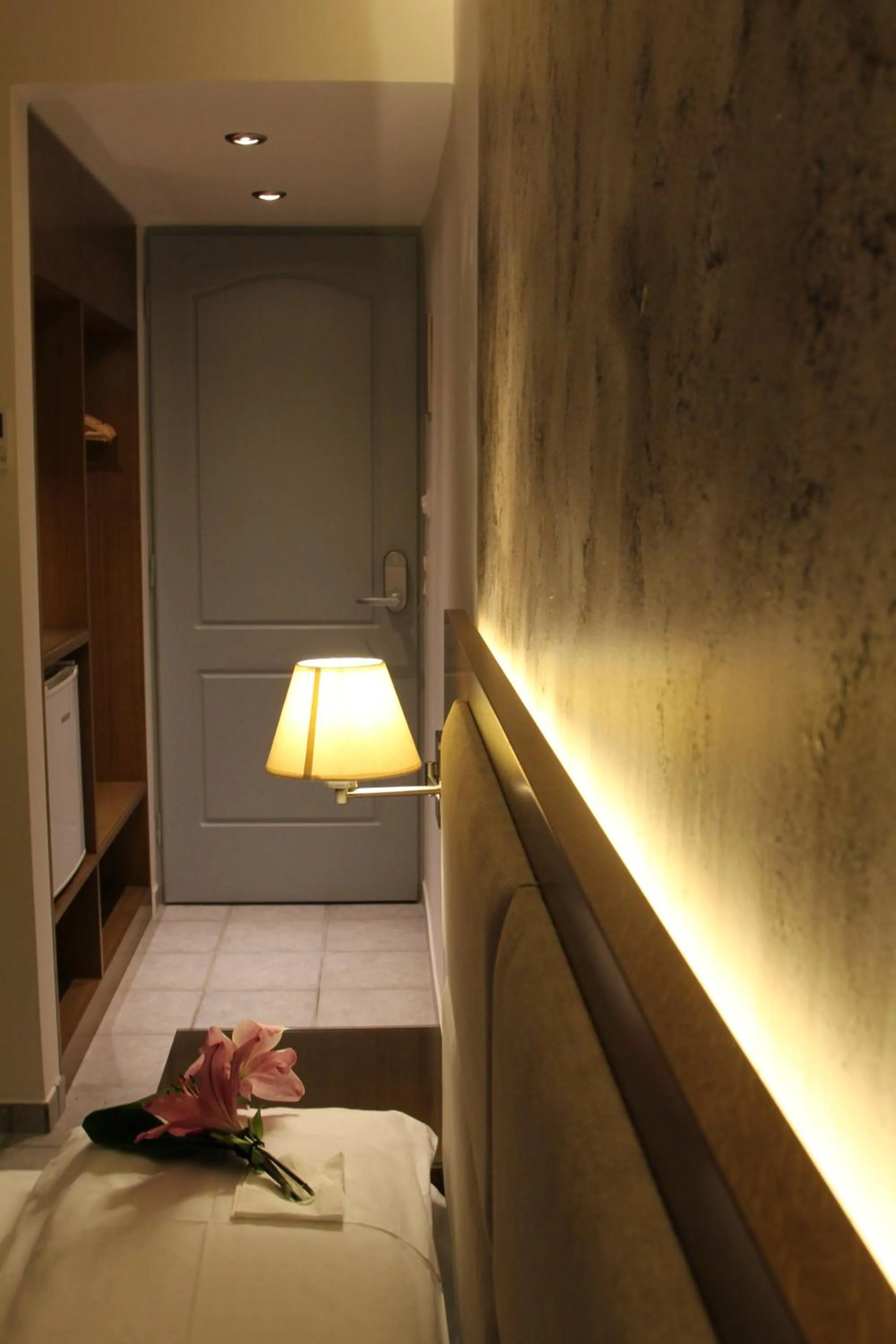 Decorative detail, Bed in Achilles Hotel