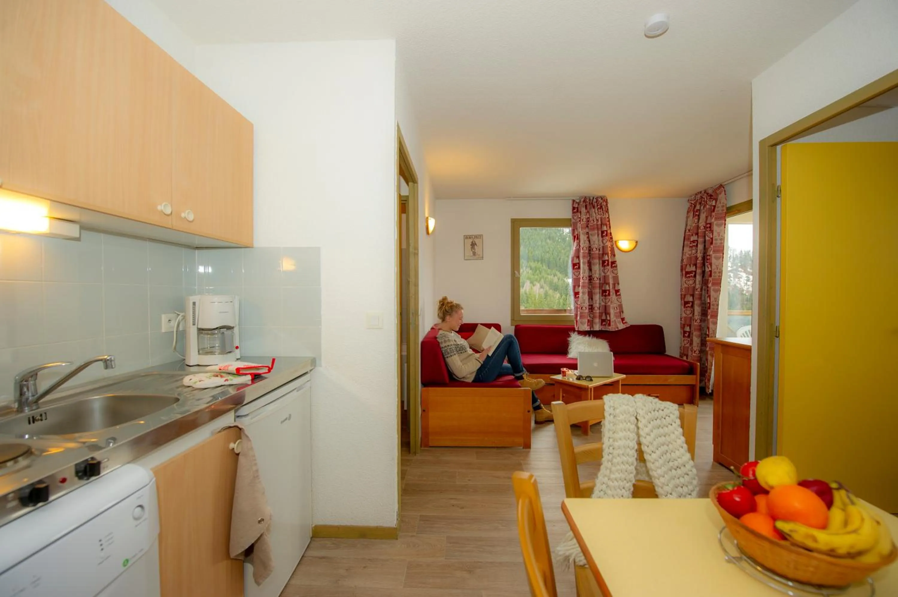 Kitchen or kitchenette in Résidence Capfun Couleurs Soleil, Oz en Oisans