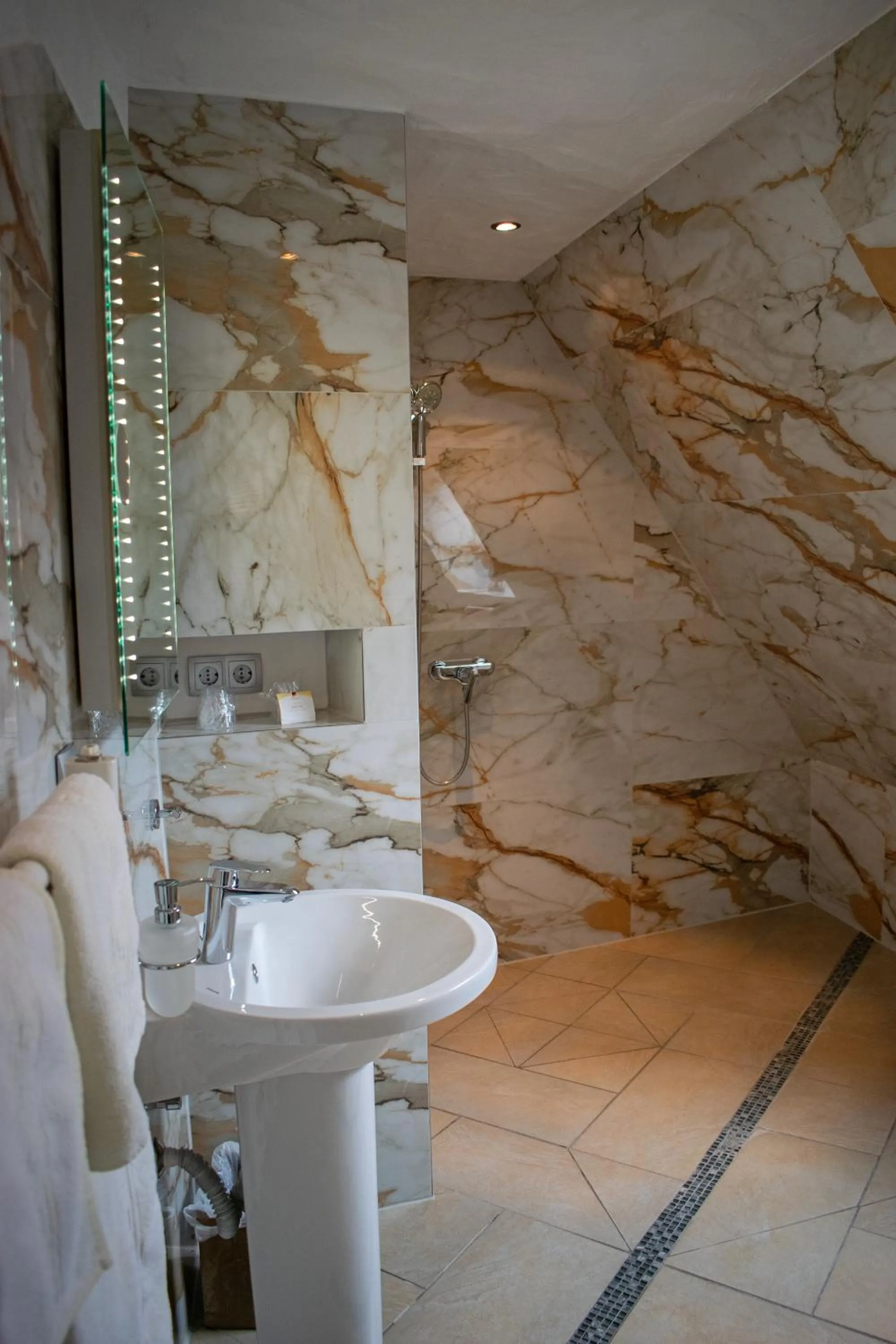 Shower in Hotel Karthäuser Hof