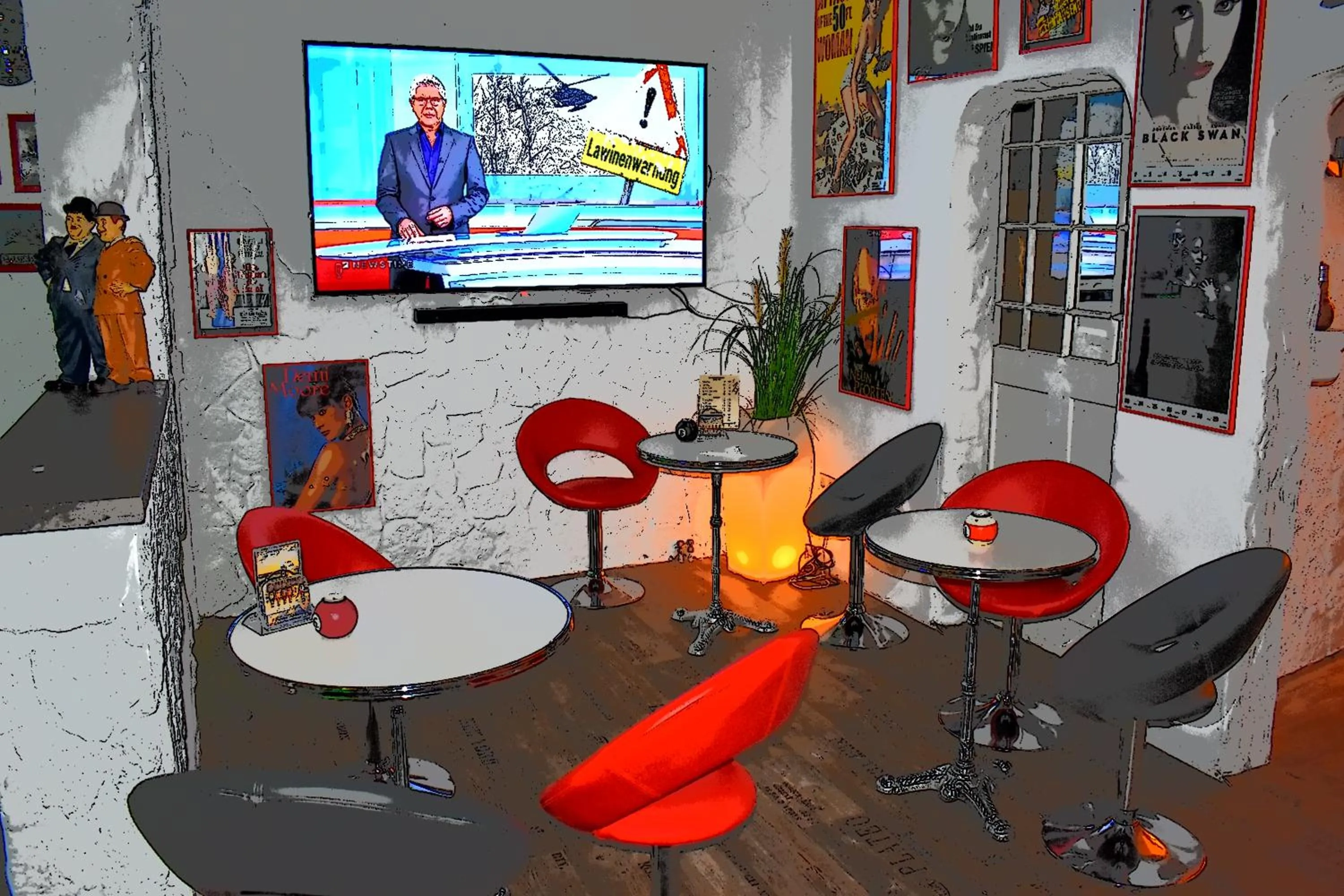 Communal lounge/ TV room in Hotel Karthäuser Hof