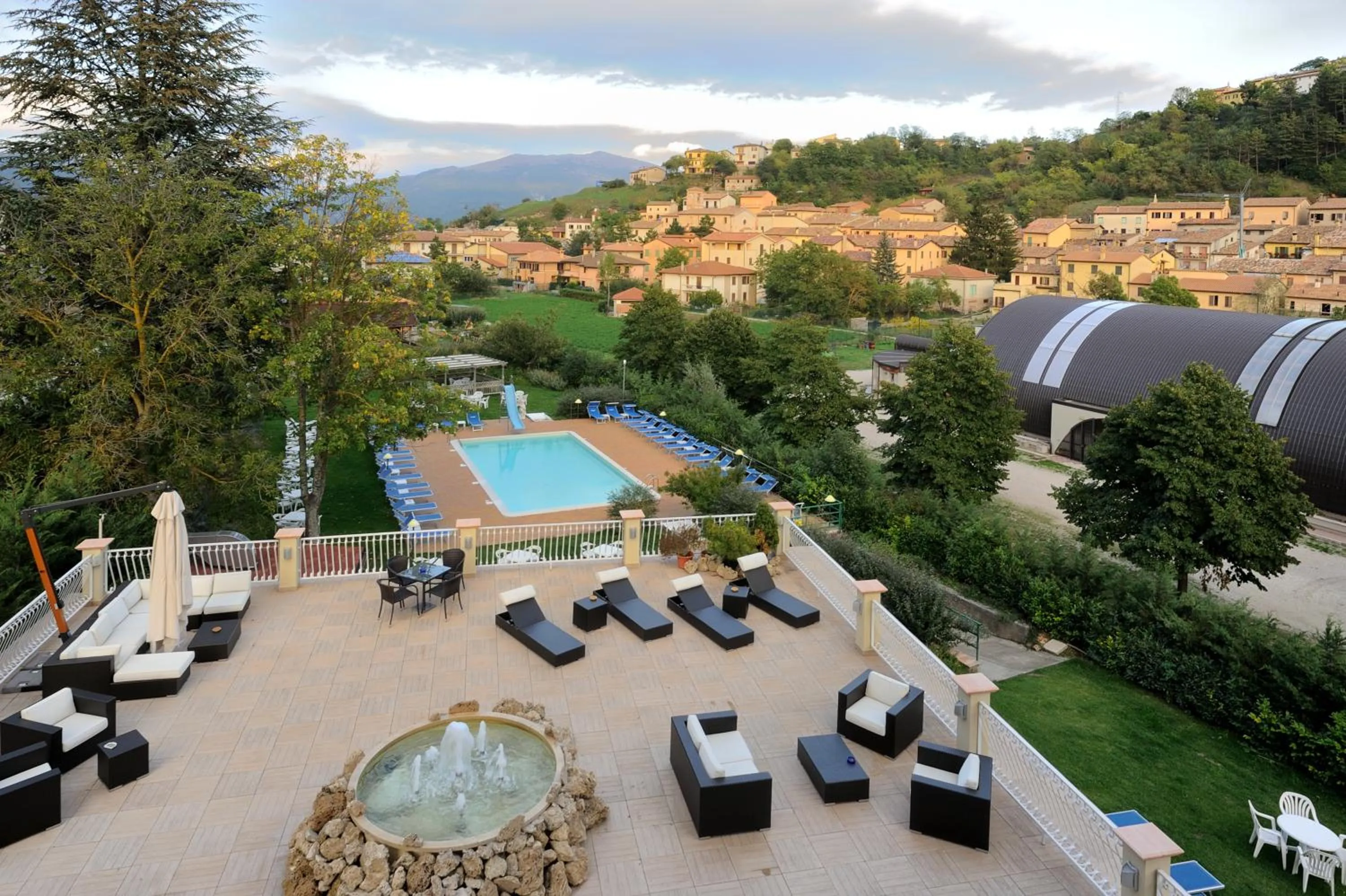 Balcony/Terrace in Hotel Benessere Villa Fiorita