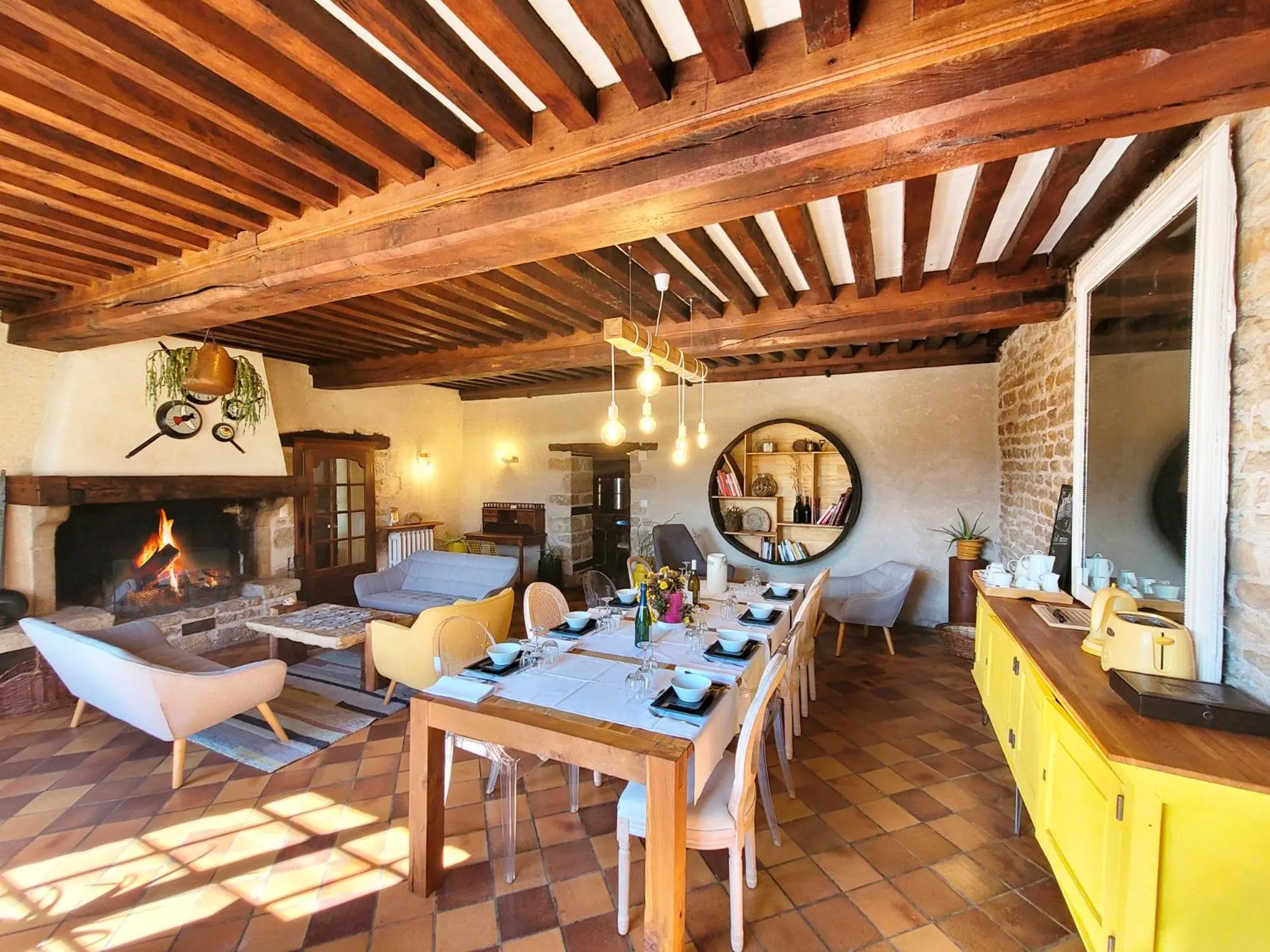 Living room in Jardin des Sens, la Rente d'Eguilly