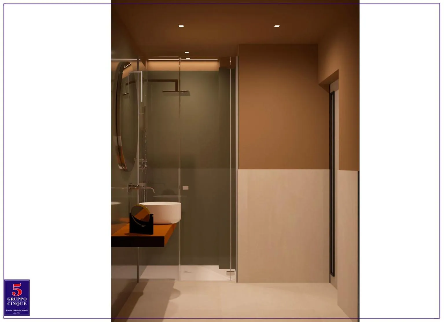 Bathroom in Hotel San Carlo