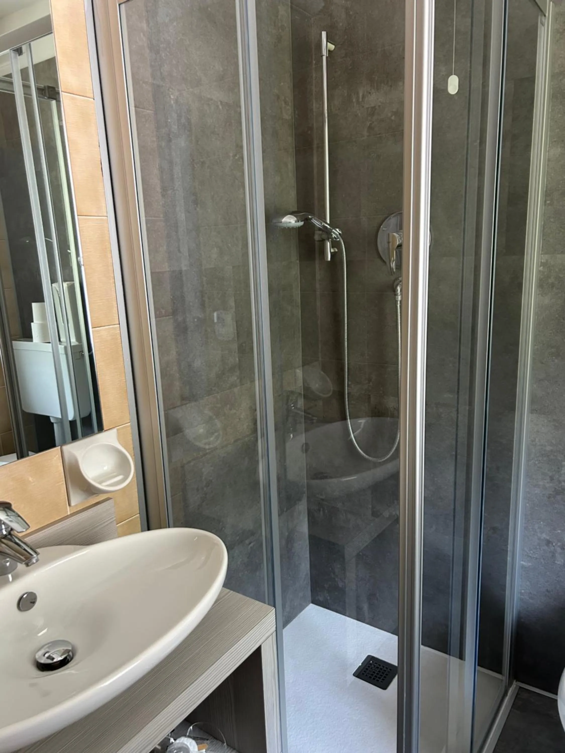 Bathroom in Hotel San Carlo