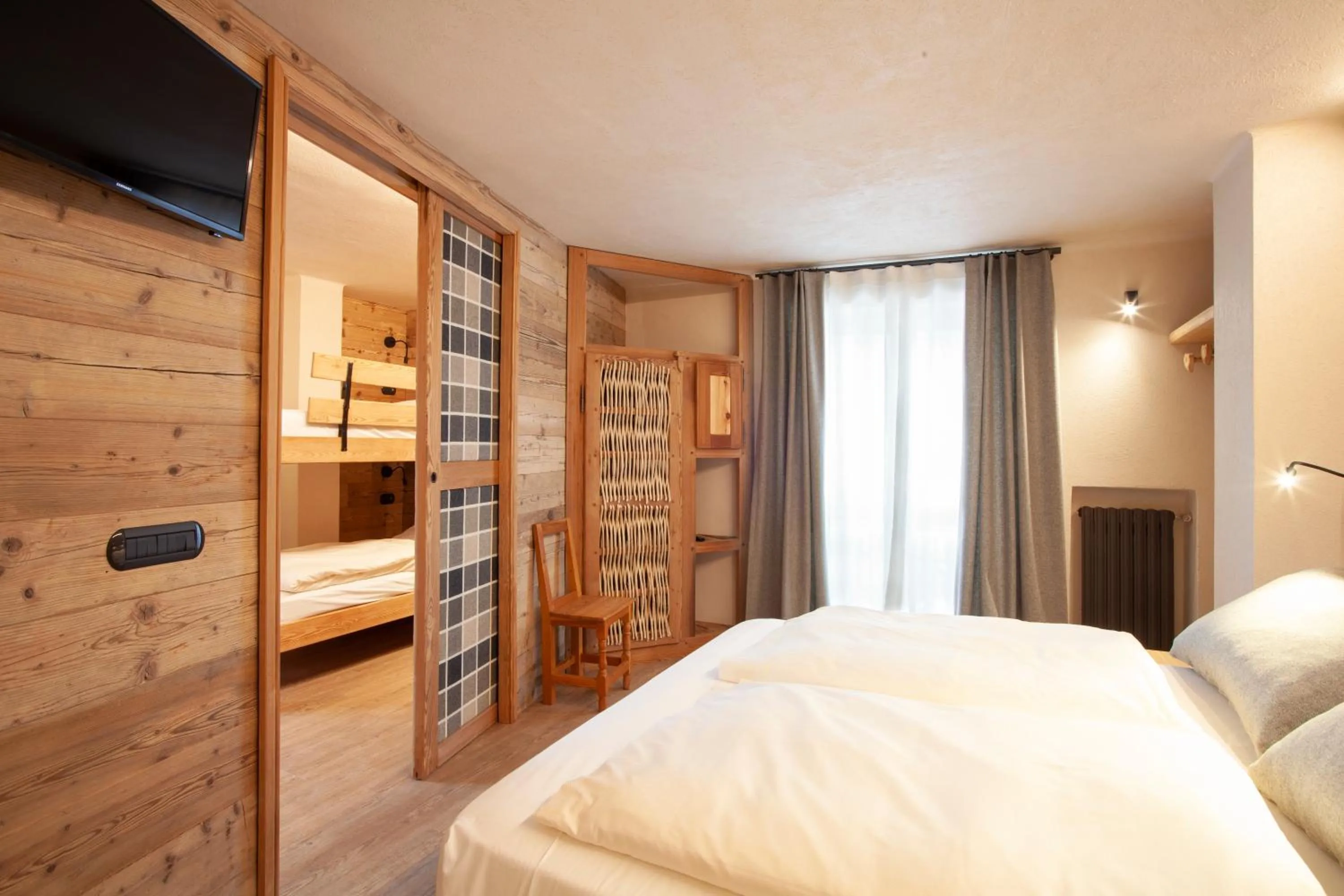 Bed in Hotel Stella Alpina