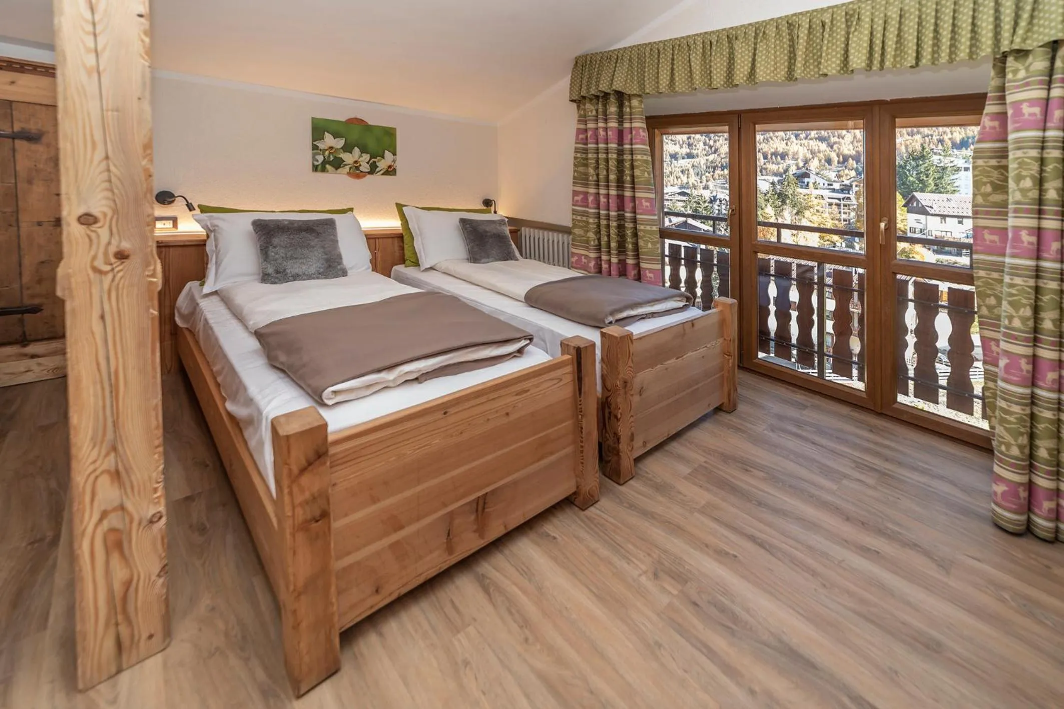 Bed in Hotel Stella Alpina