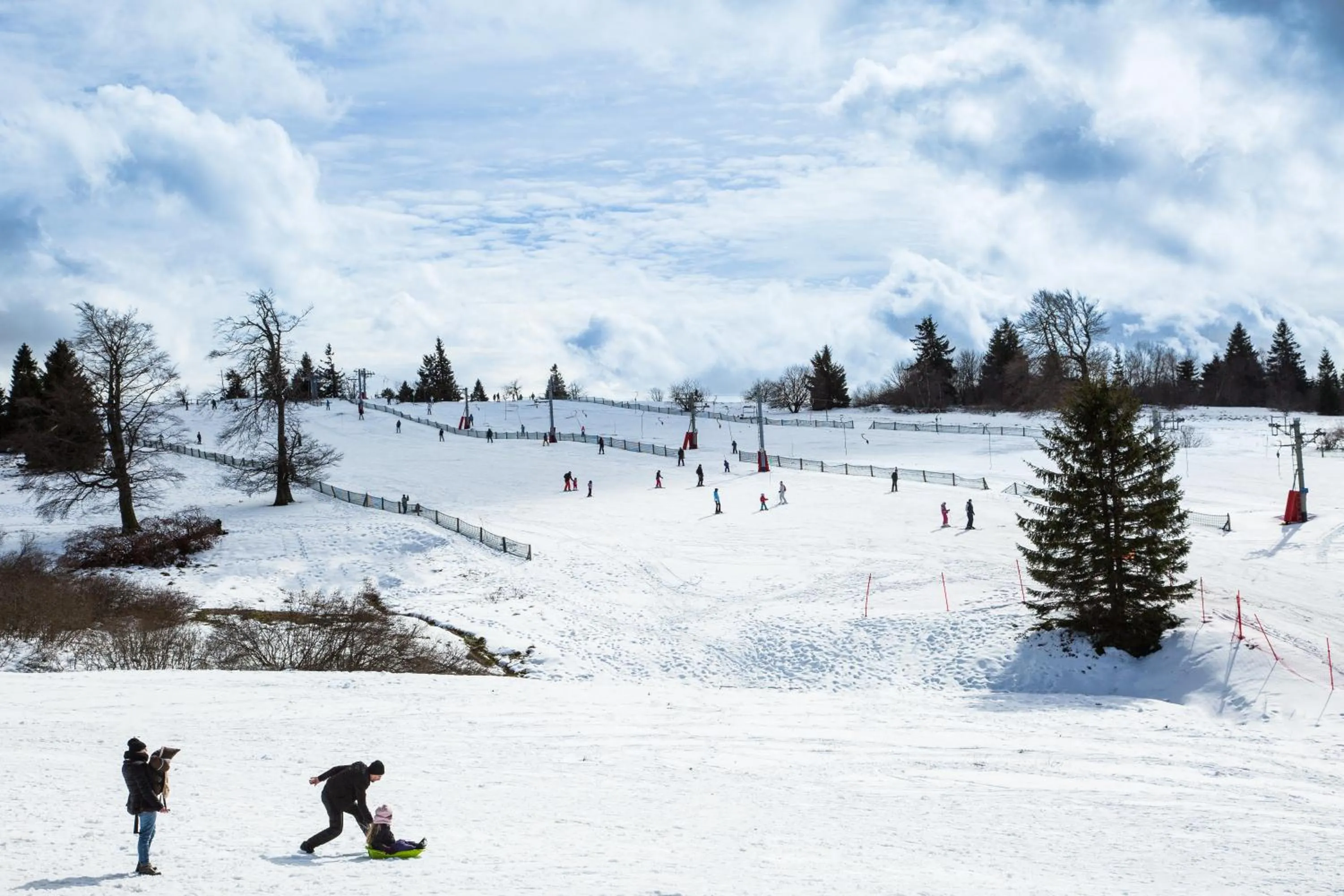 Winter in Hotel Restaurant Mont Champ du Feu