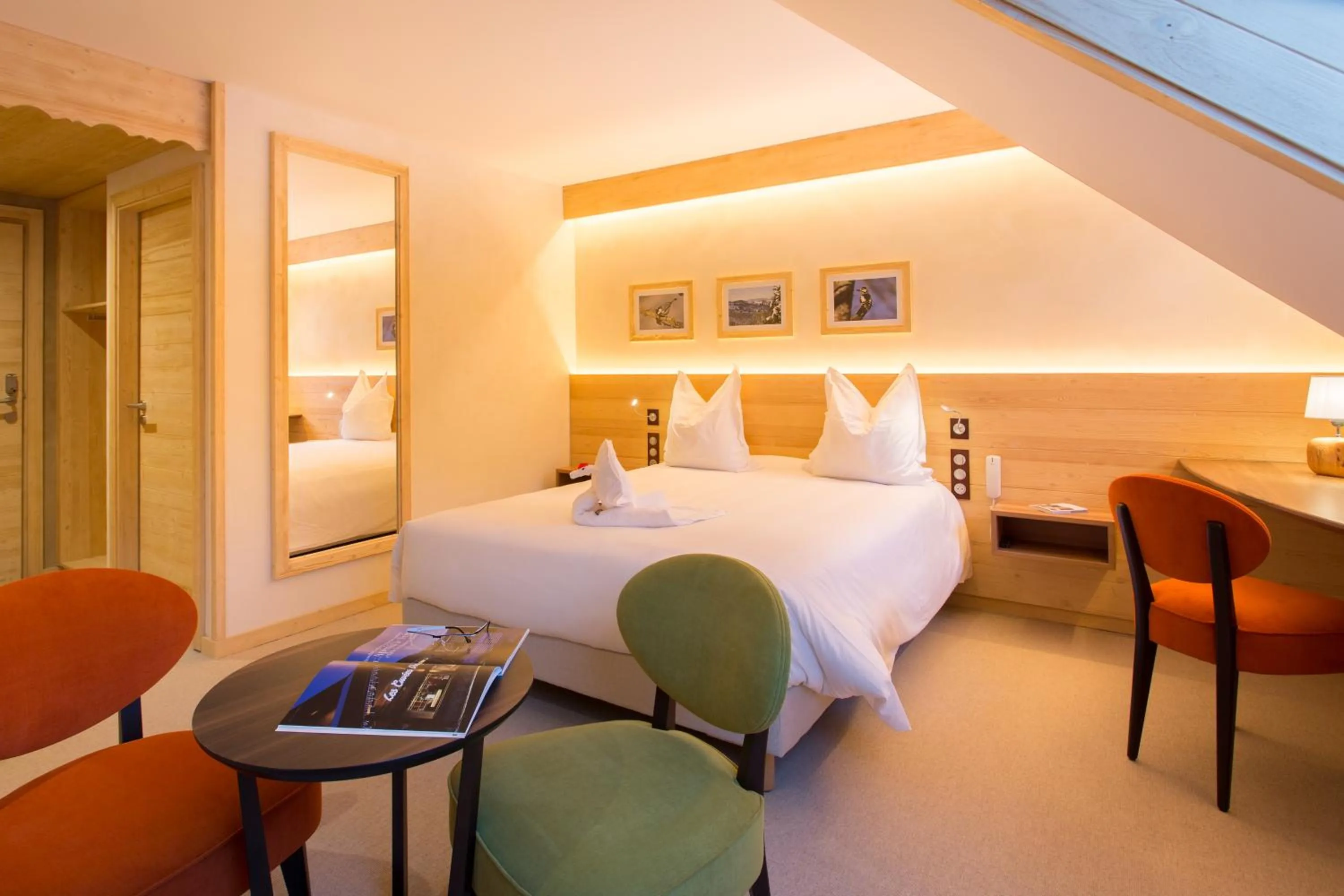 Bed in Hotel Restaurant Mont Champ du Feu