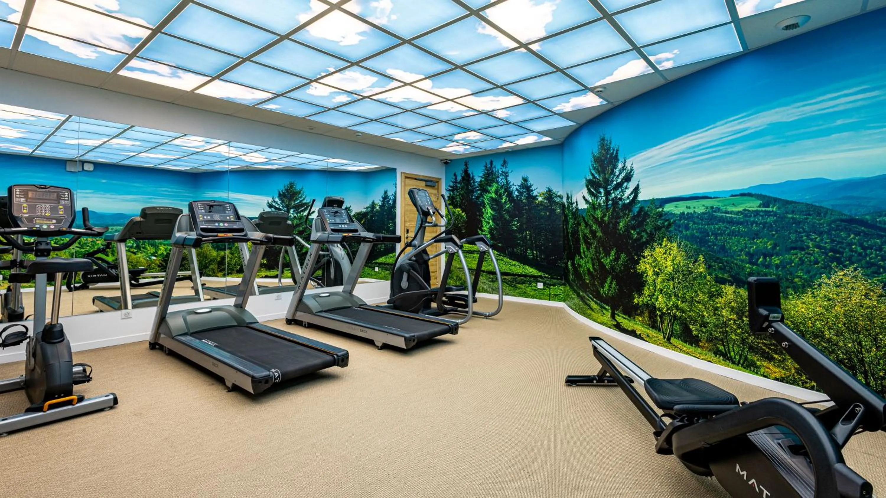Fitness centre/facilities in Hotel Restaurant Mont Champ du Feu