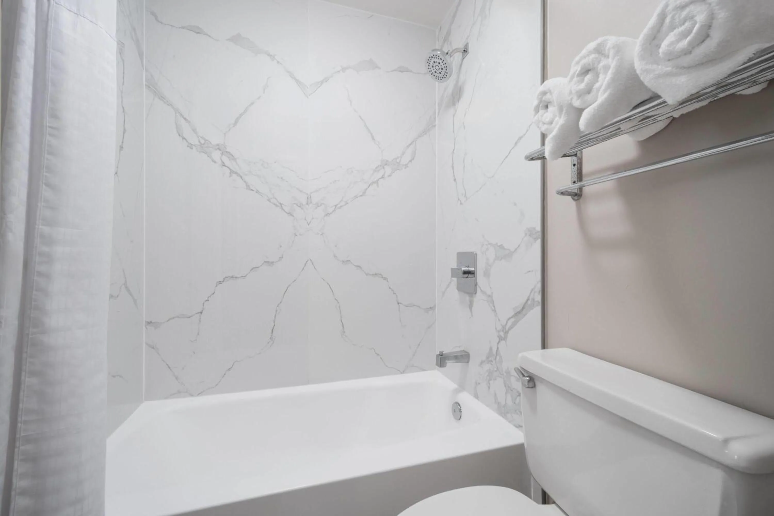 Bathroom in Super 8 by Wyndham Macon West