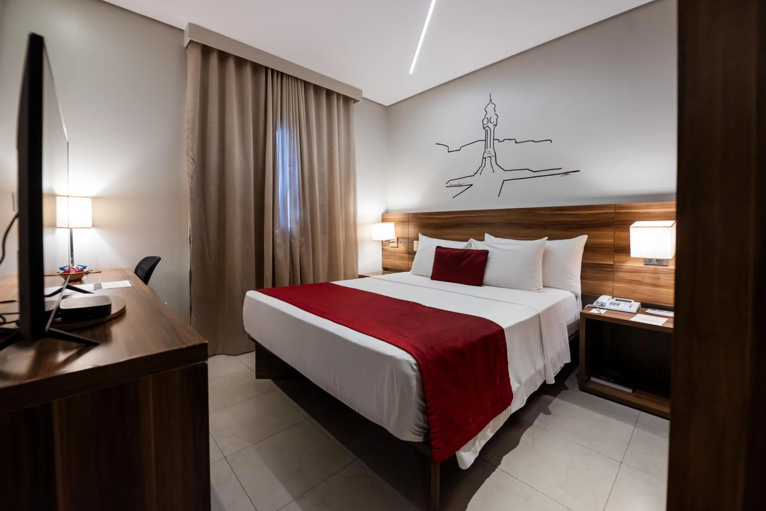 Bed in Mercure Belem Boulevard