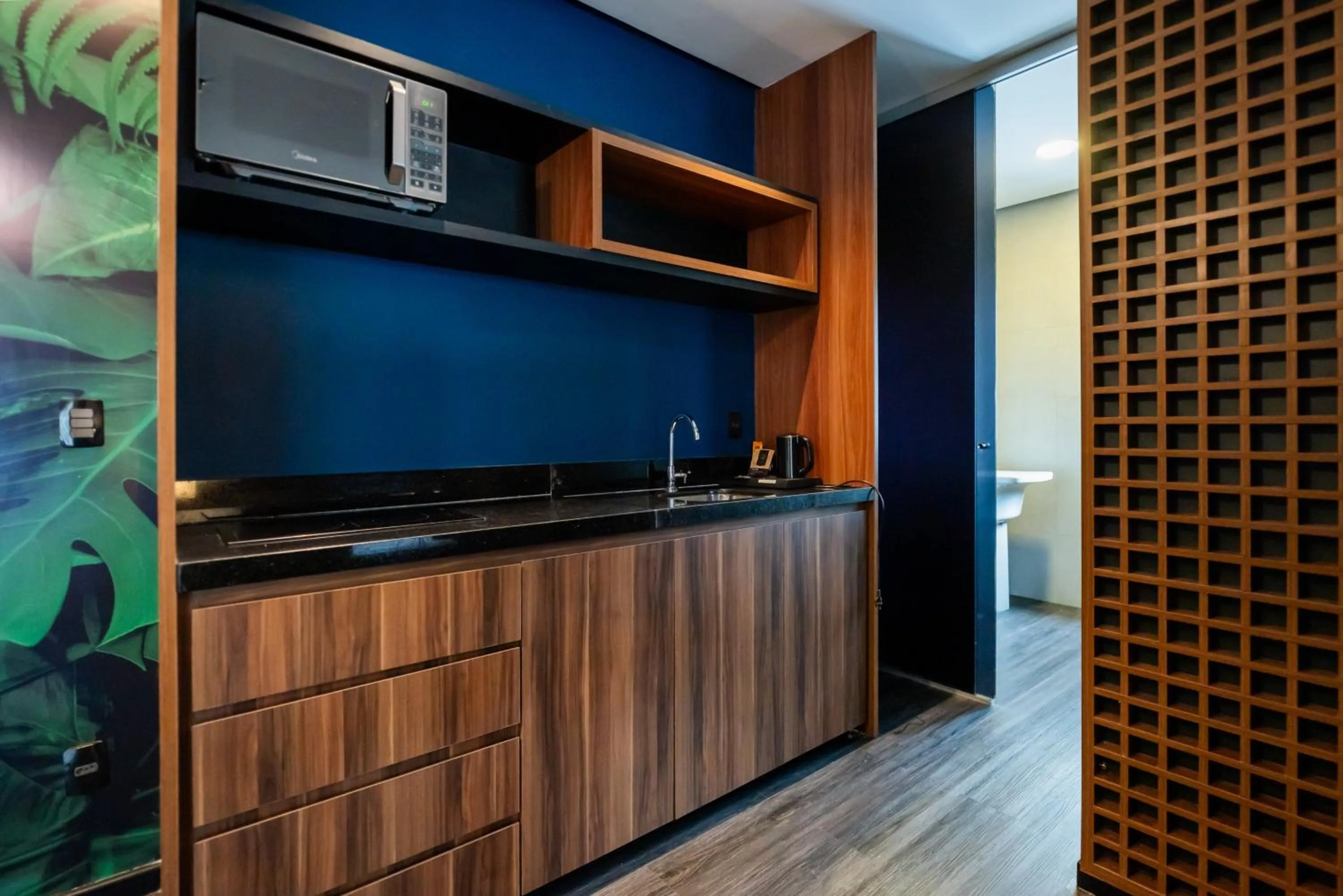 Kitchen or kitchenette in Mercure Belem Boulevard