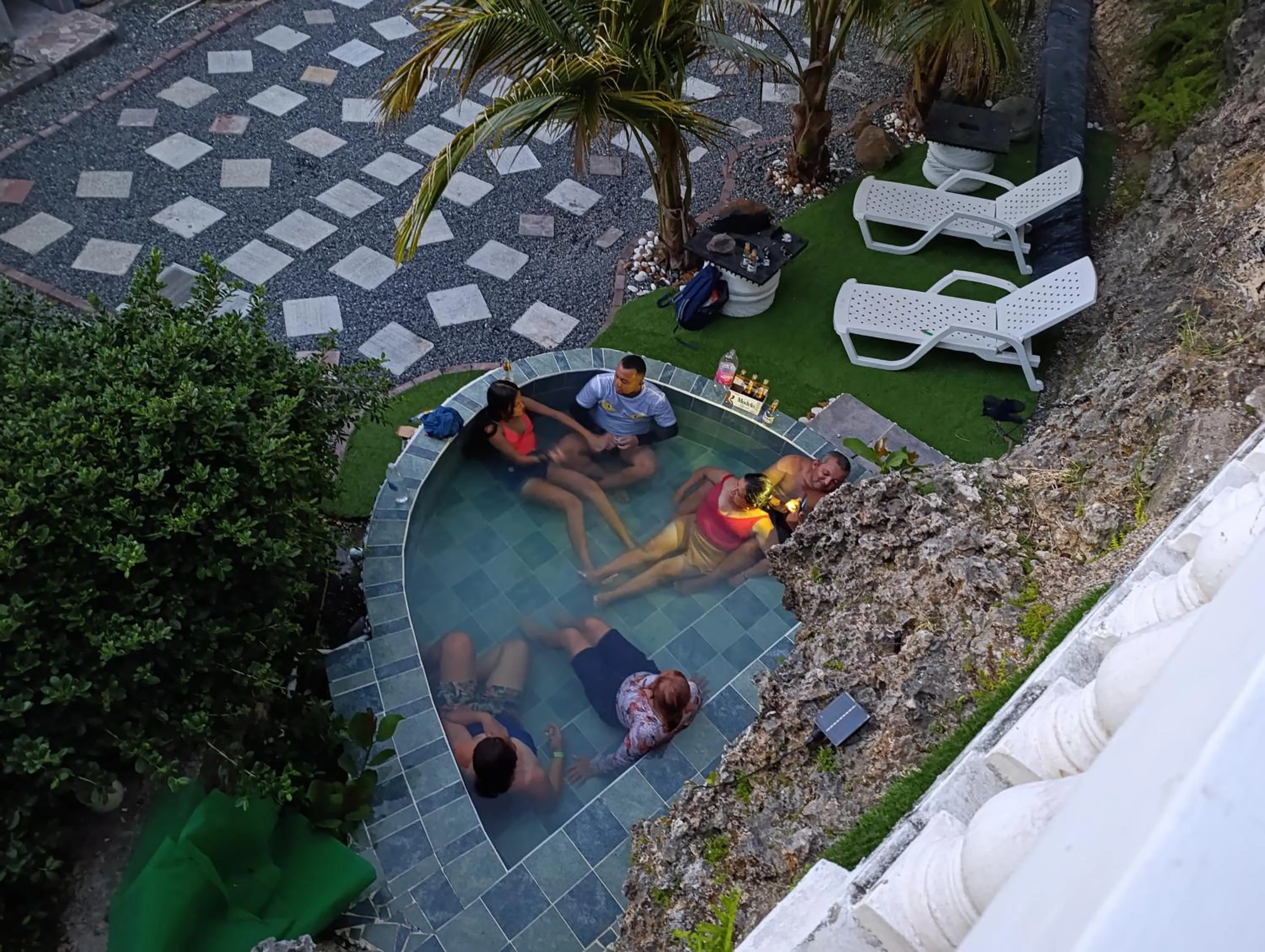 People in The Rock House Eco