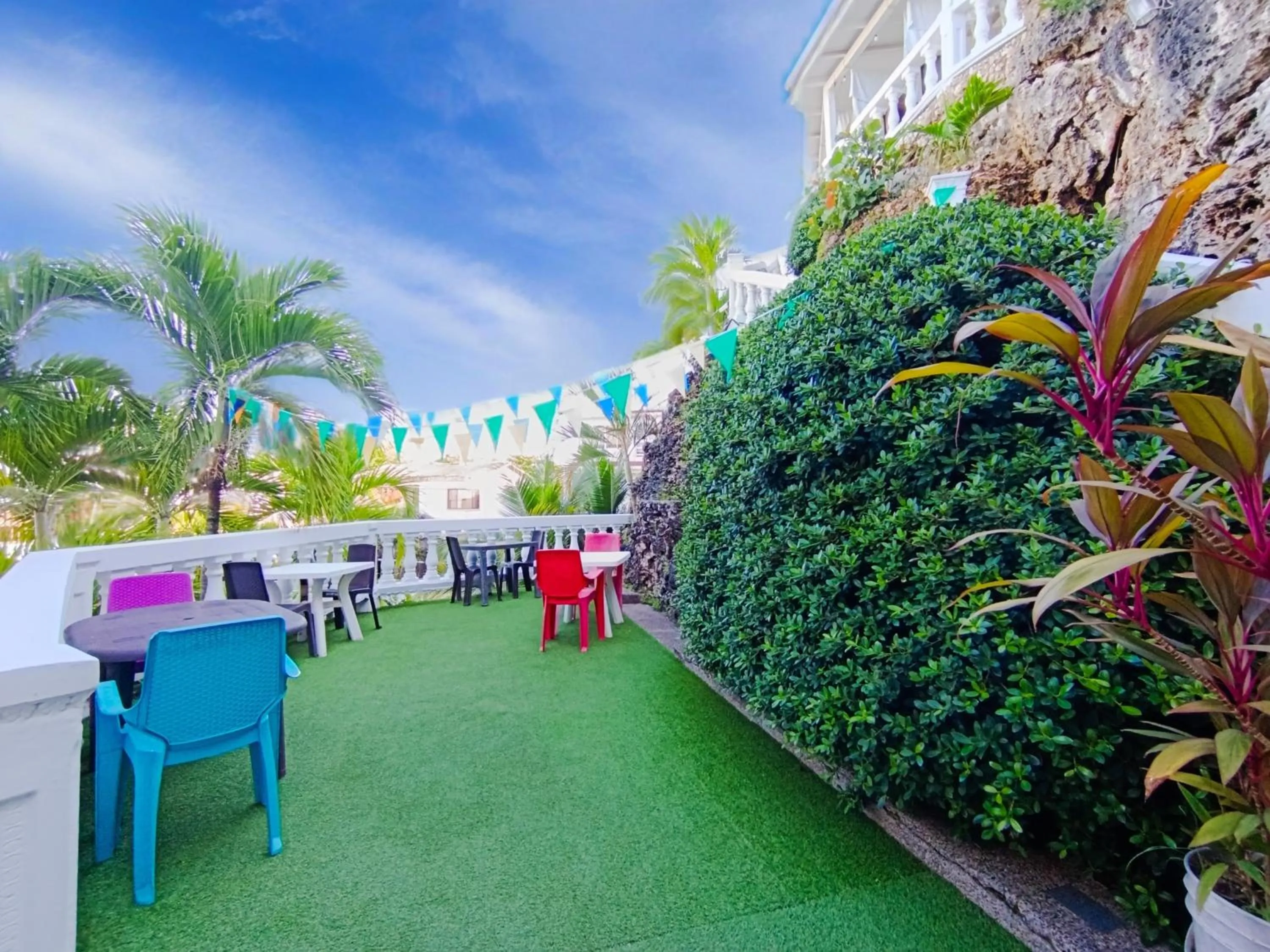 Garden in The Rock House Eco