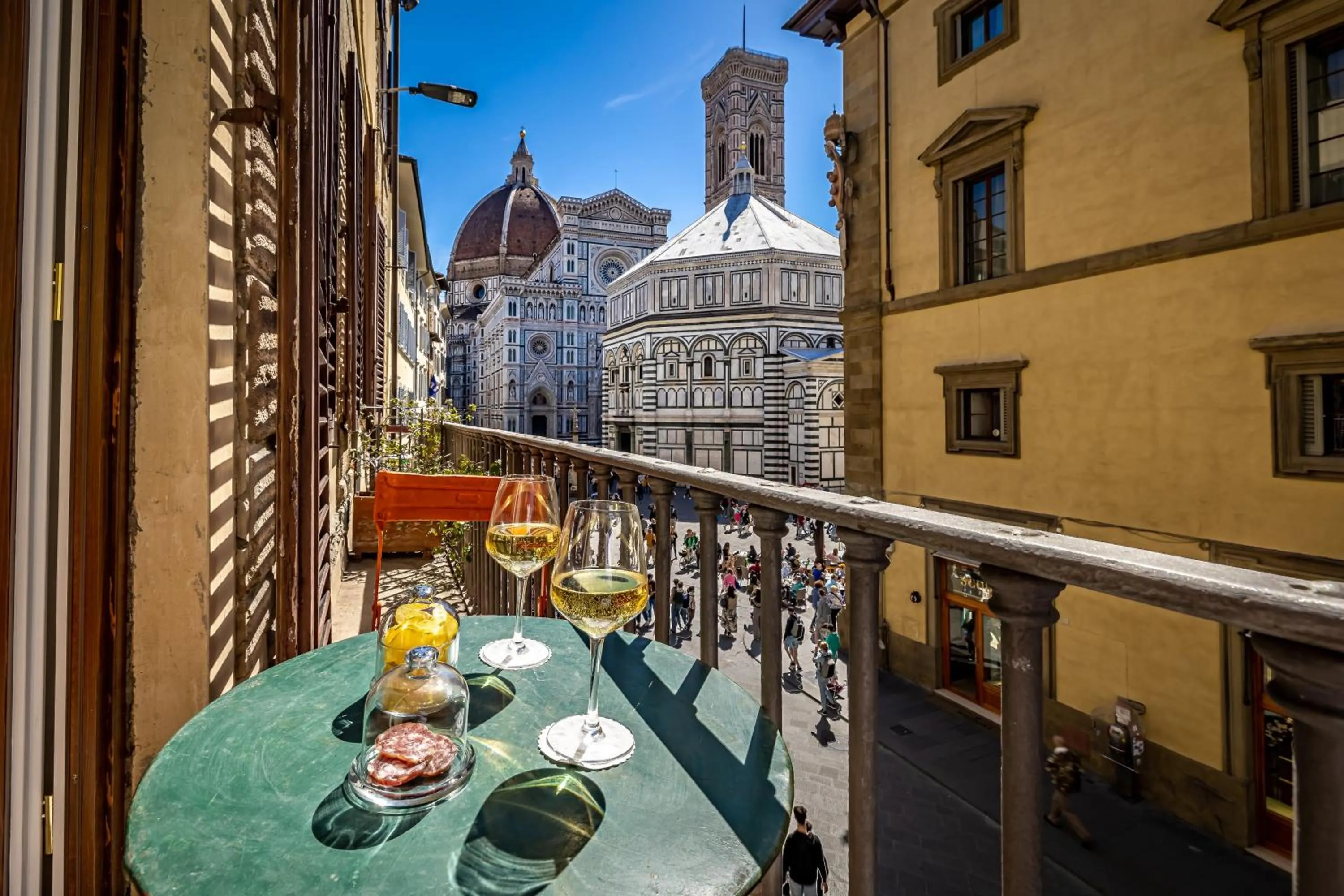 Balcony/Terrace in B&B Cerretani Palace