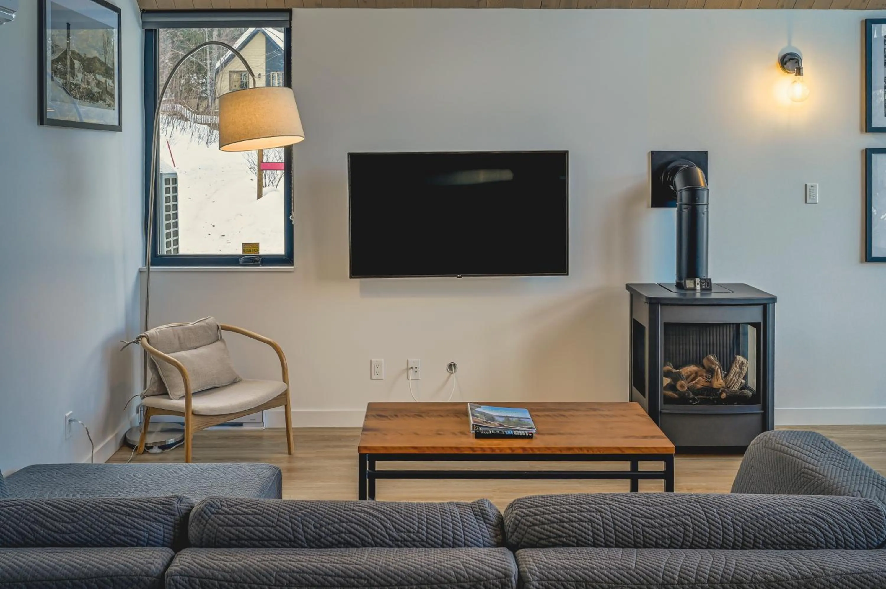 Living room in Station Touristique Duchesnay - Sepaq
