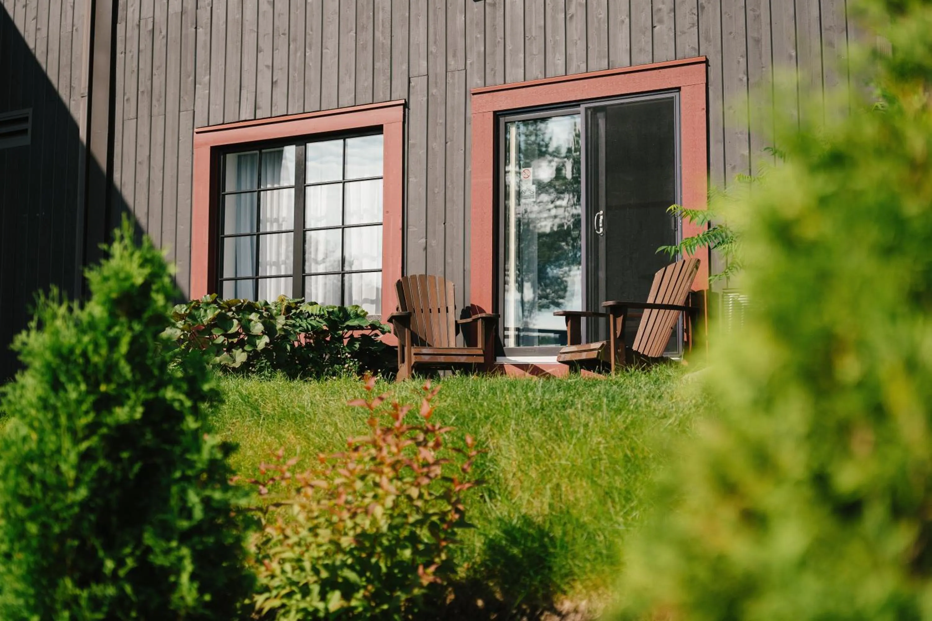 Balcony/Terrace in Station Touristique Duchesnay - Sepaq