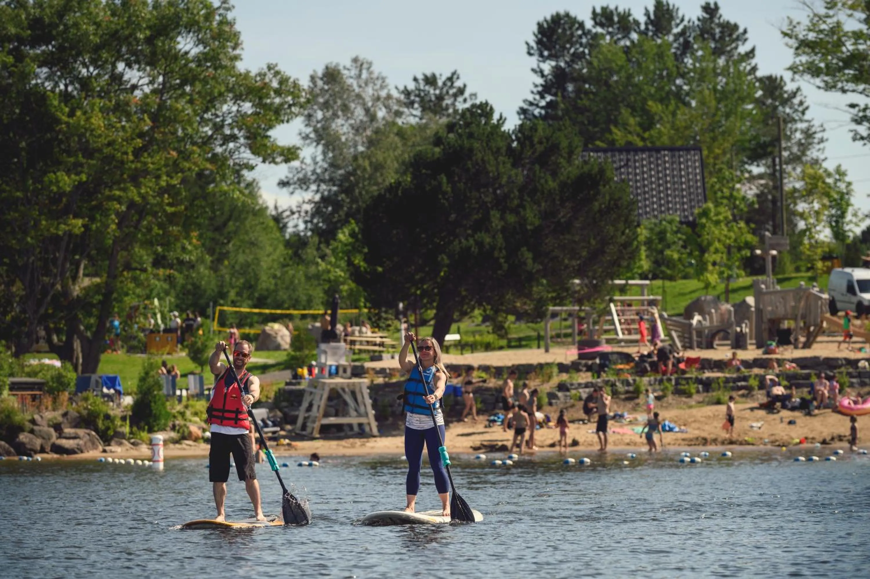 Beach in Station Touristique Duchesnay - Sepaq
