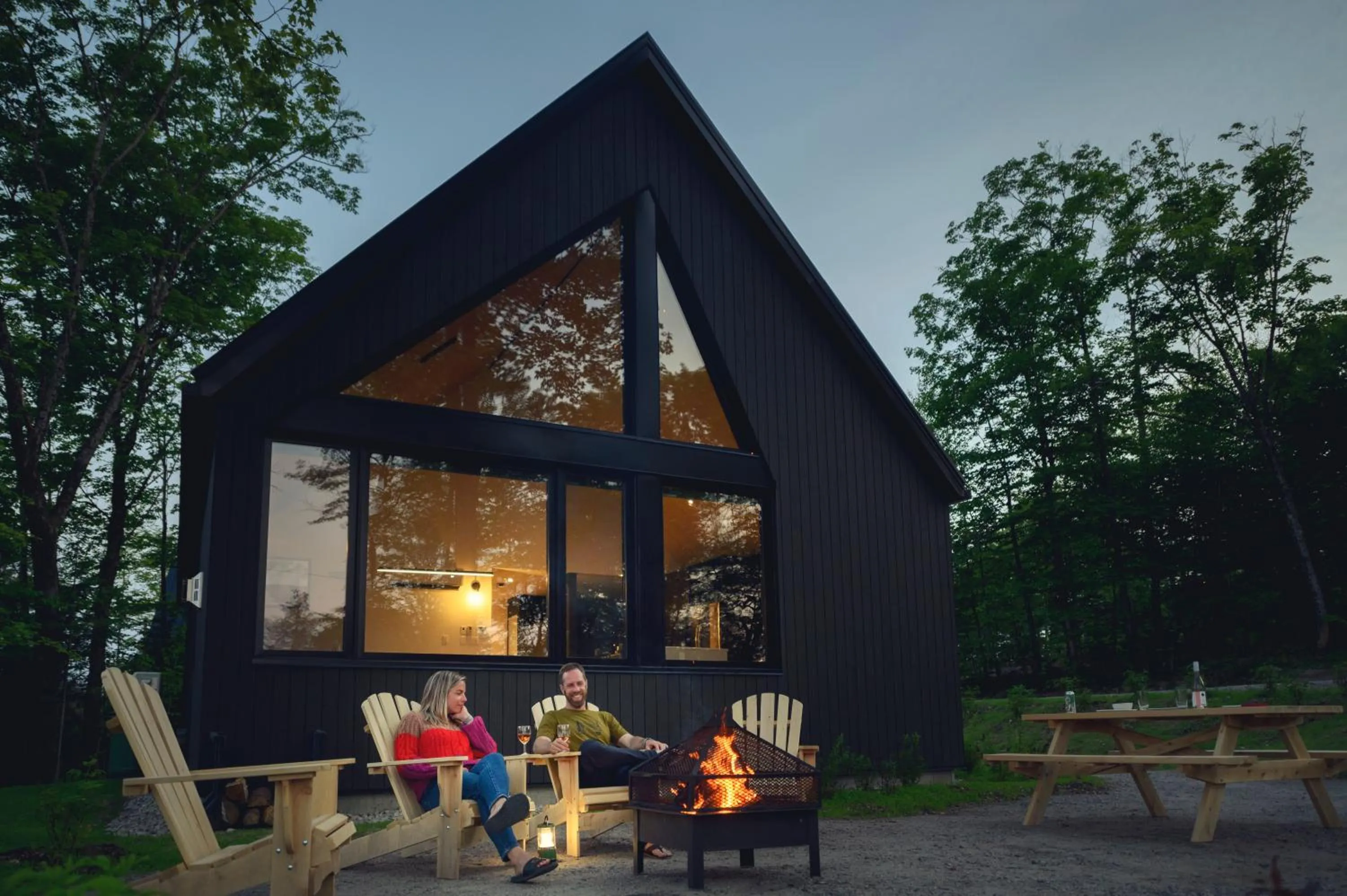 Family in Station Touristique Duchesnay - Sepaq