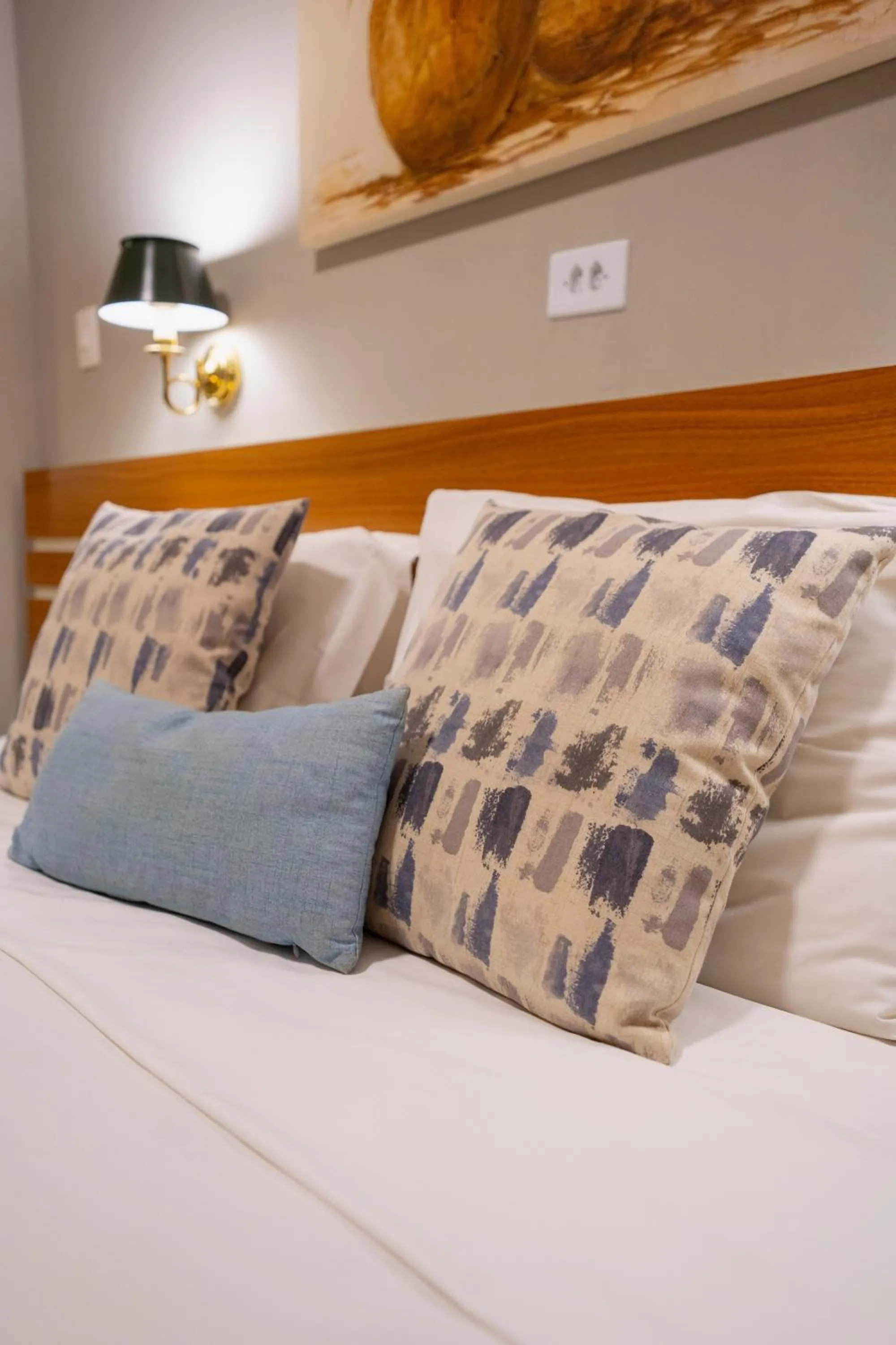 Bed in Hotel Minas Gerais