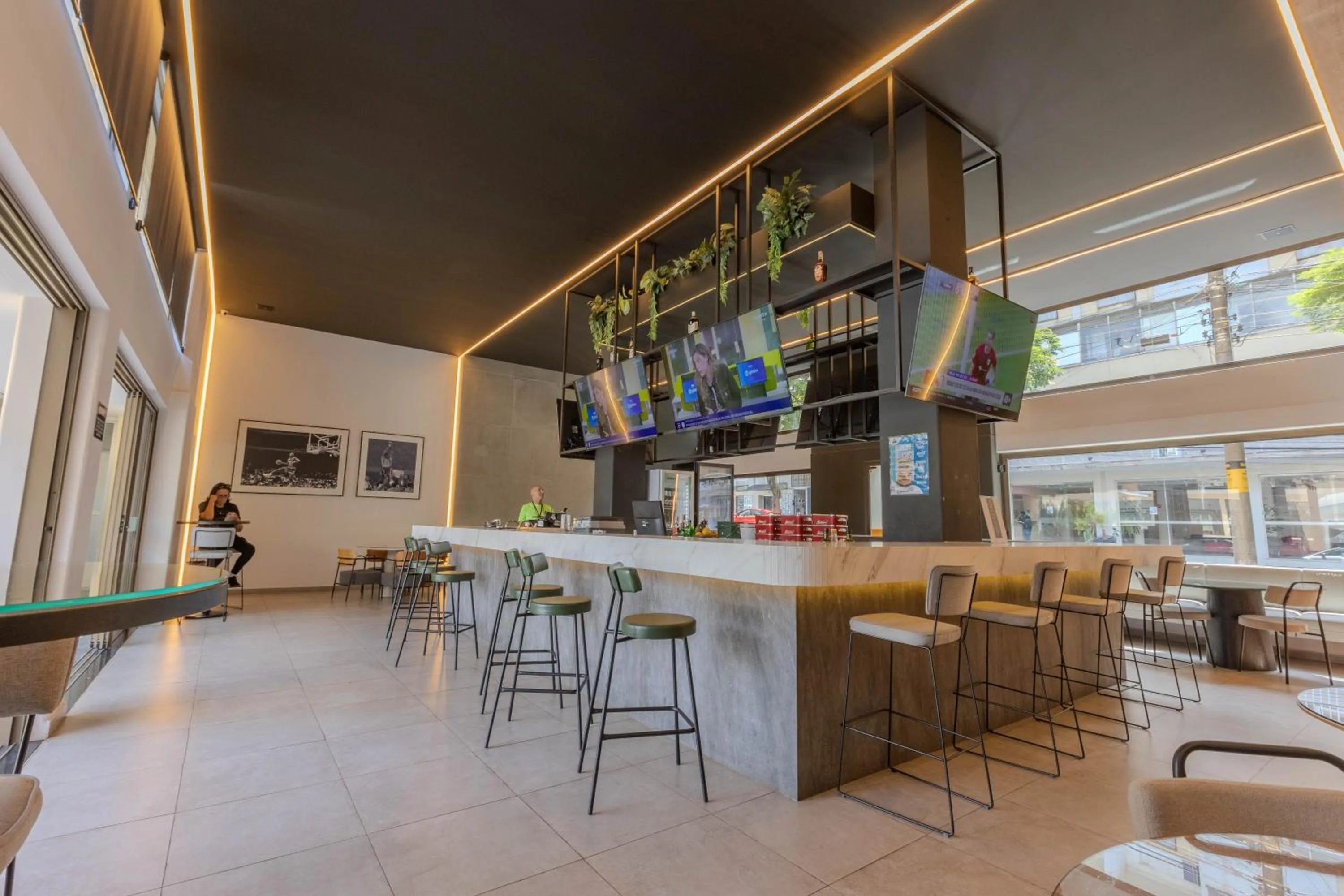 Lounge or bar in Hotel Minas Gerais