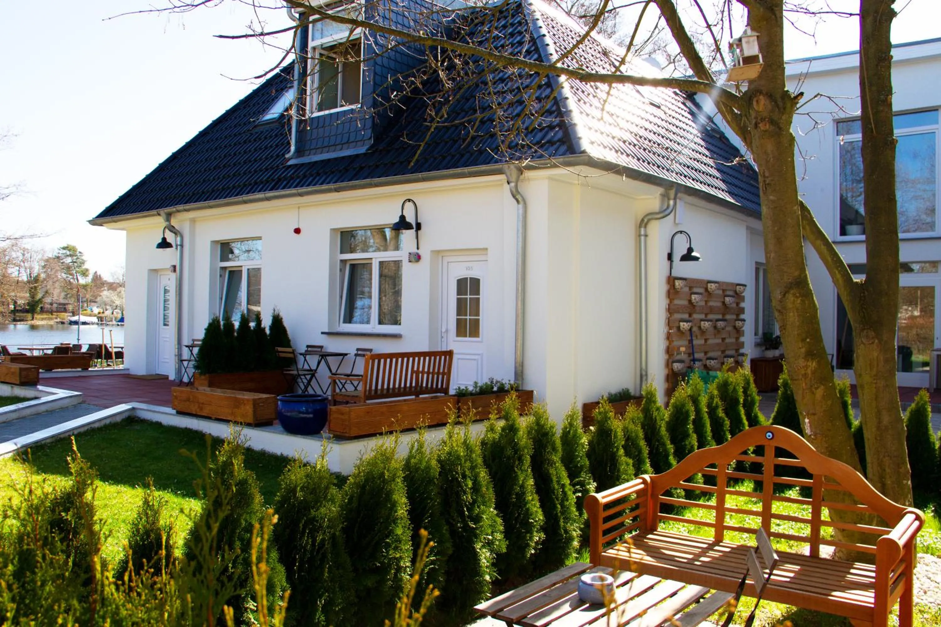 Patio in Hotel Altes Fährhaus