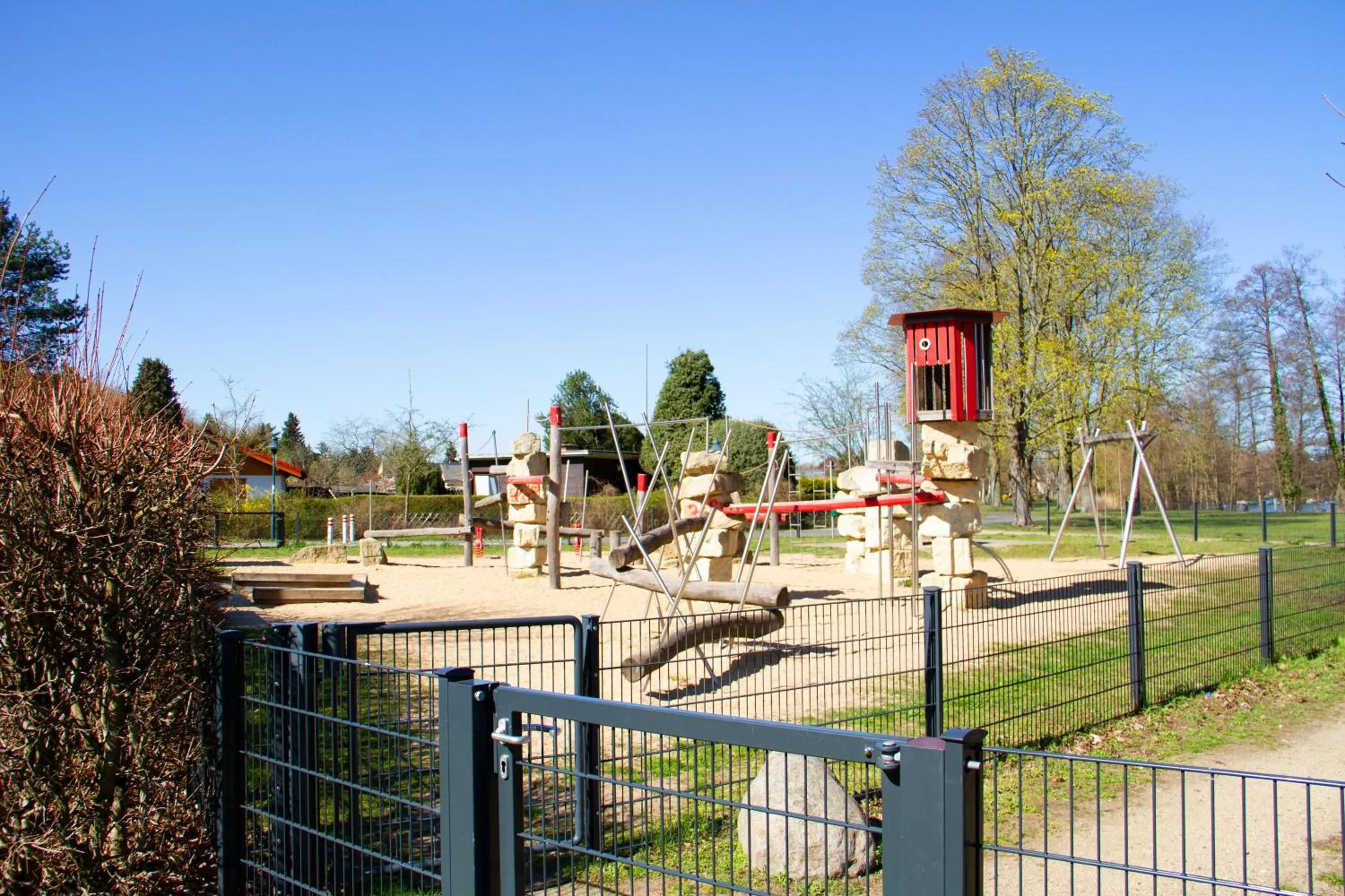 Children play ground in Hotel Altes Fährhaus