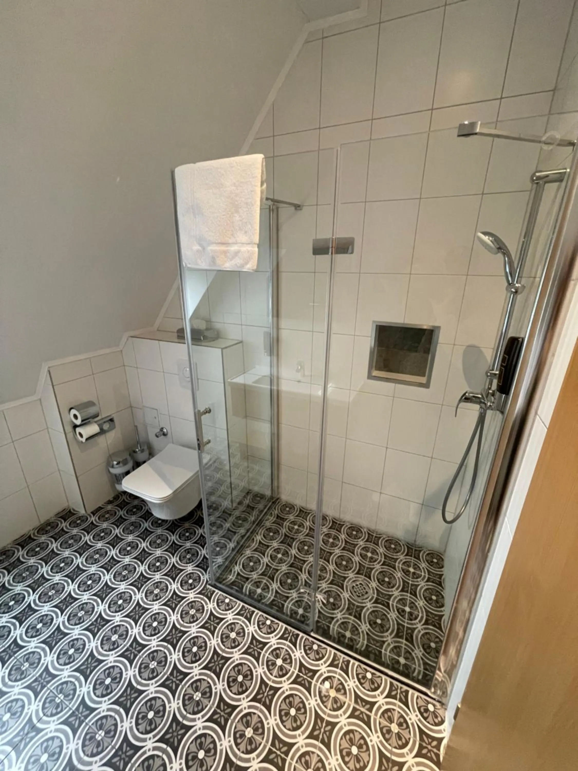 Shower in Hotel Altes Fährhaus